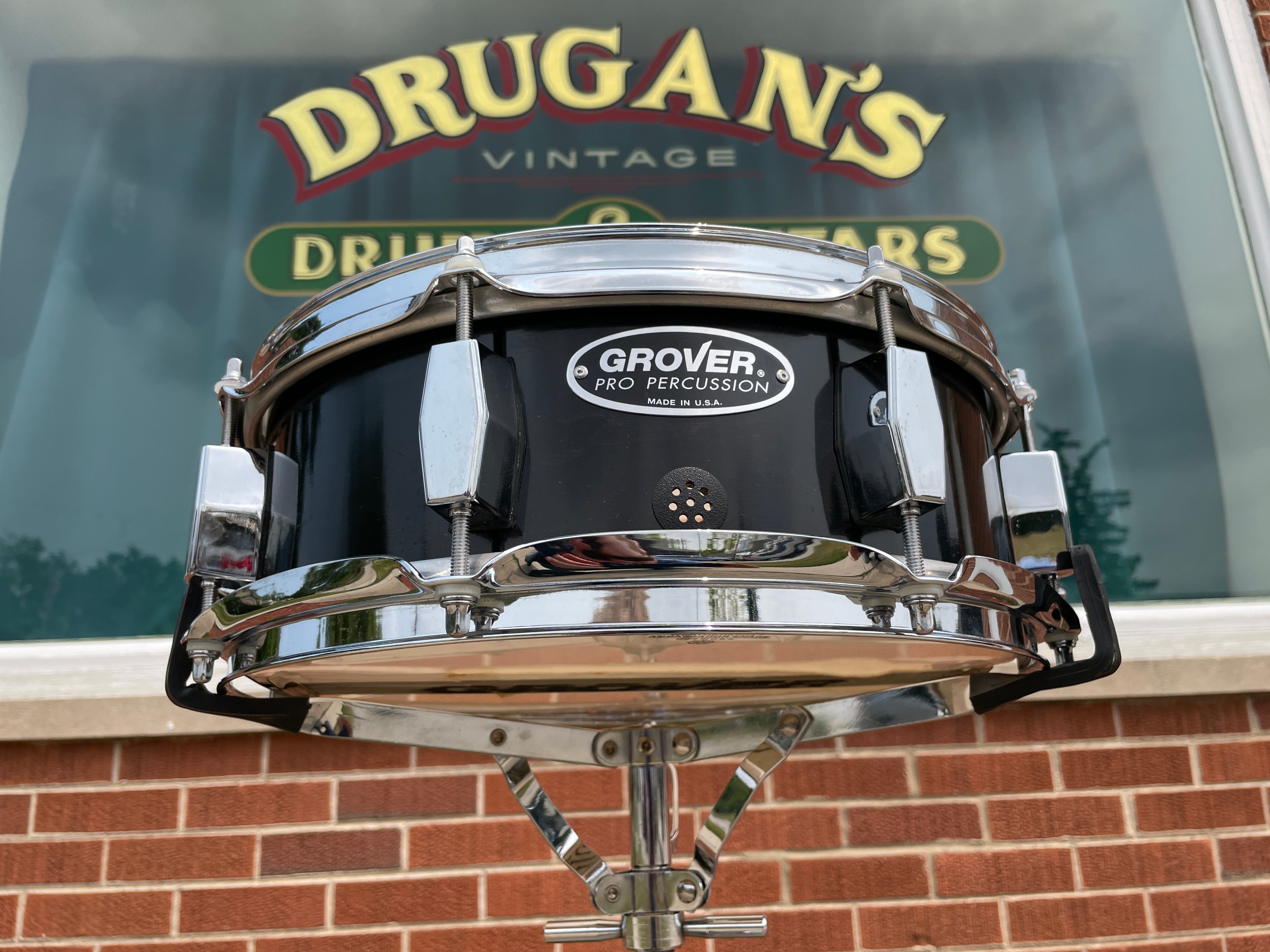 Grover deals snare drum