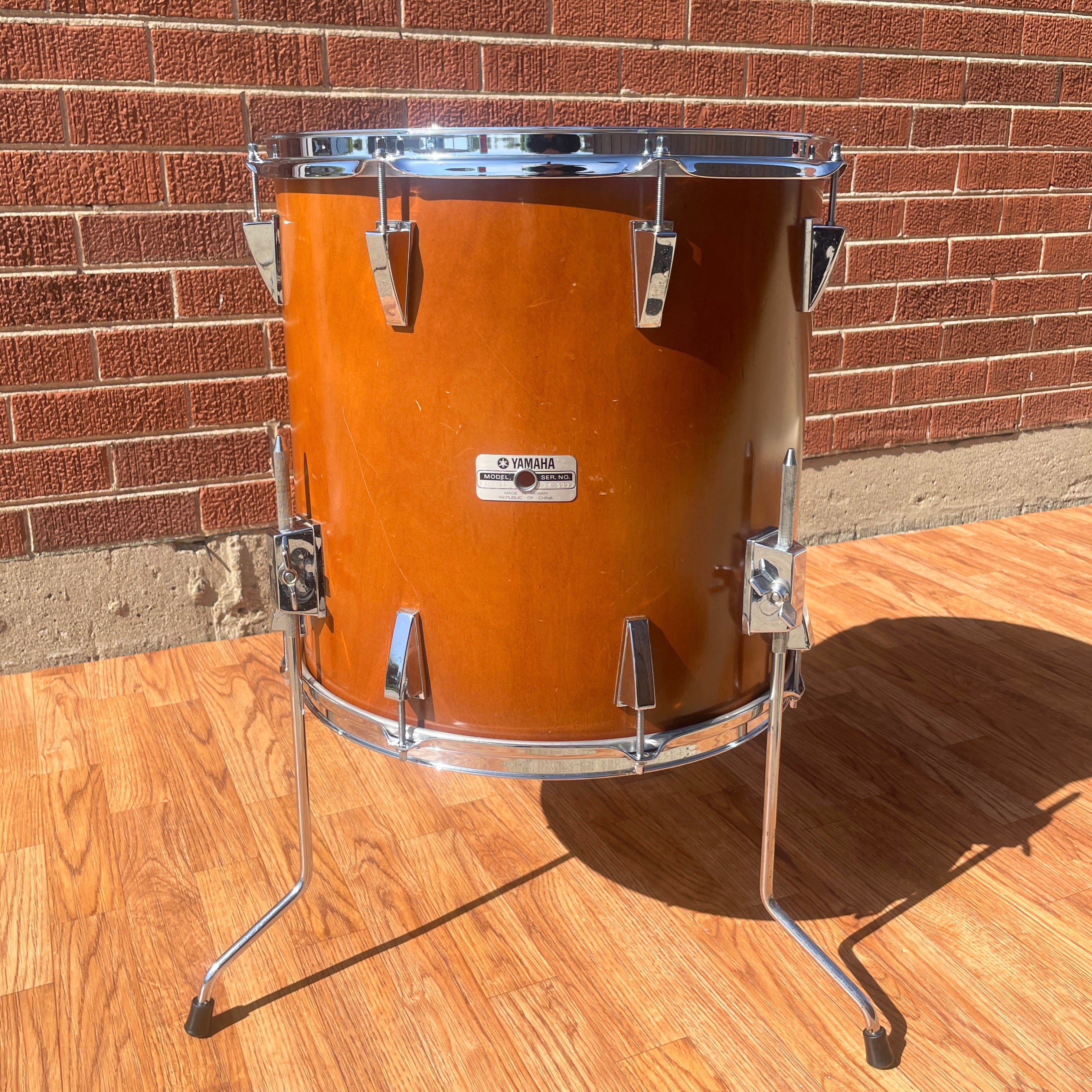 1970s Yamaha 16x16 7000 Series Floor Tom Drum Real Wood FT-716D – Drugan's  Drums & Guitars