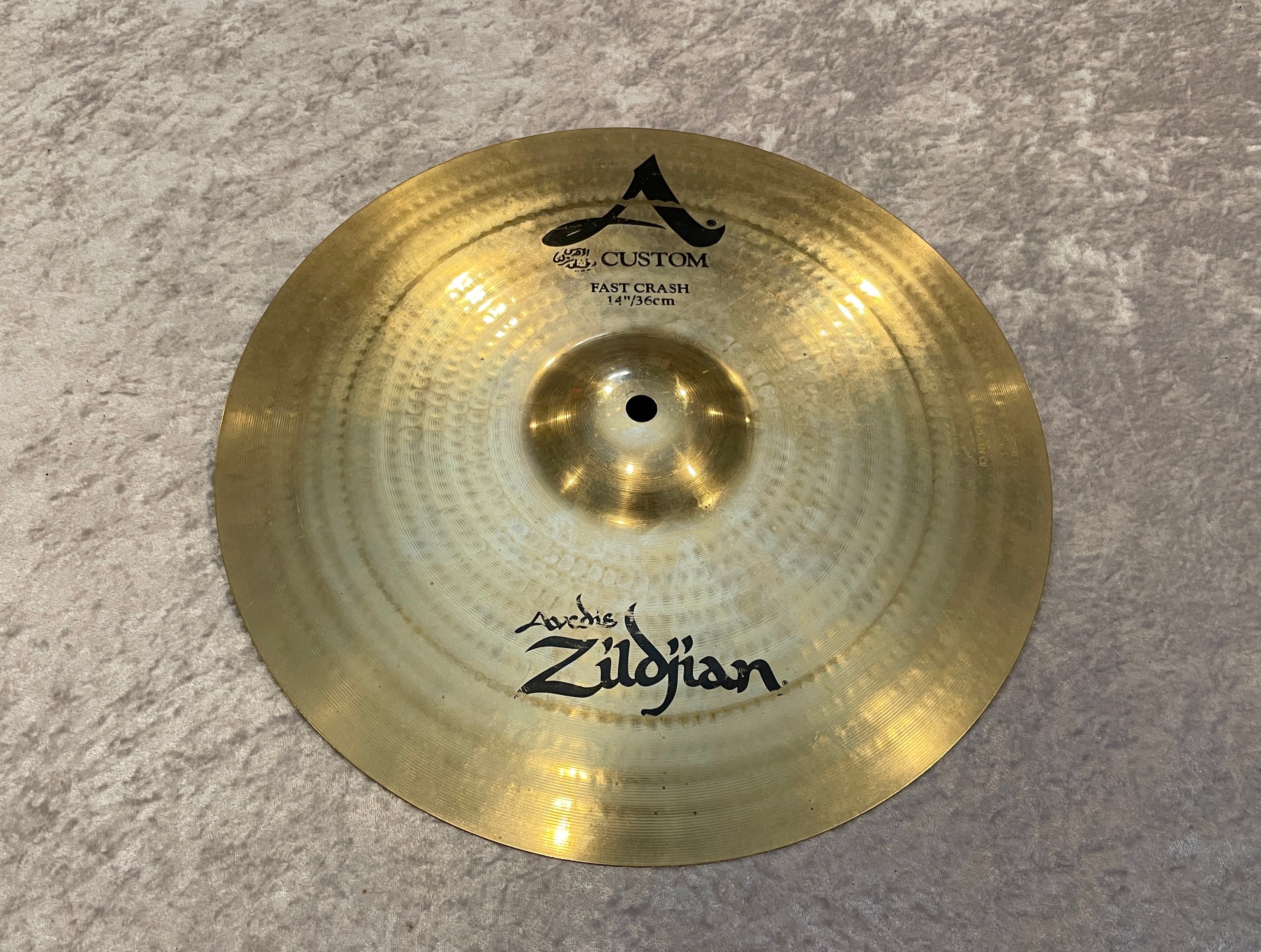14 Zildjian A Custom Fast Crash Cymbal 738g – Drugan's Drums u0026 Guitars