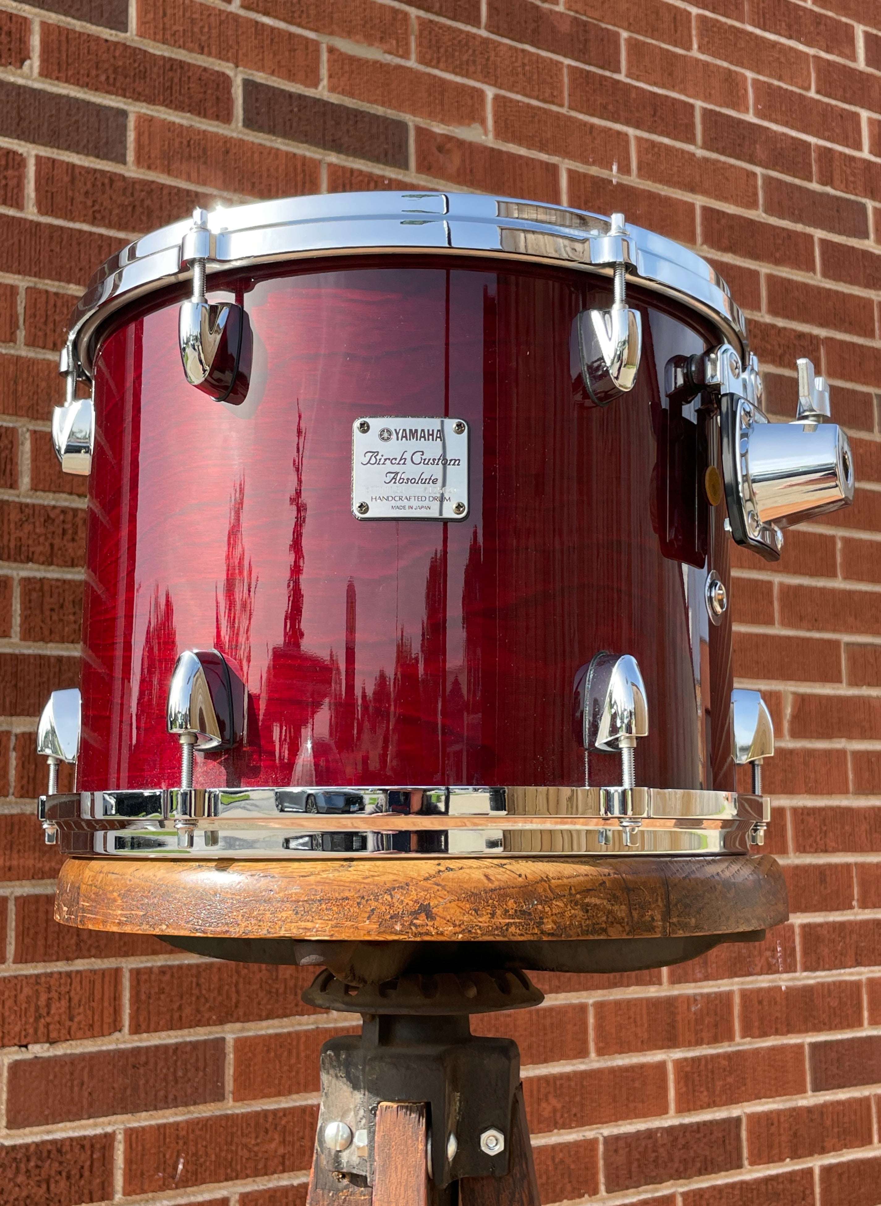 2003 Yamaha 10x13 Maple Custom Absolute Tom Drum Cherry Wood Lacquer –  Drugan's Drums & Guitars