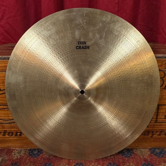 18" Zildjian A 1970s Thin Crash Cymbal 1458g *Video Demo*