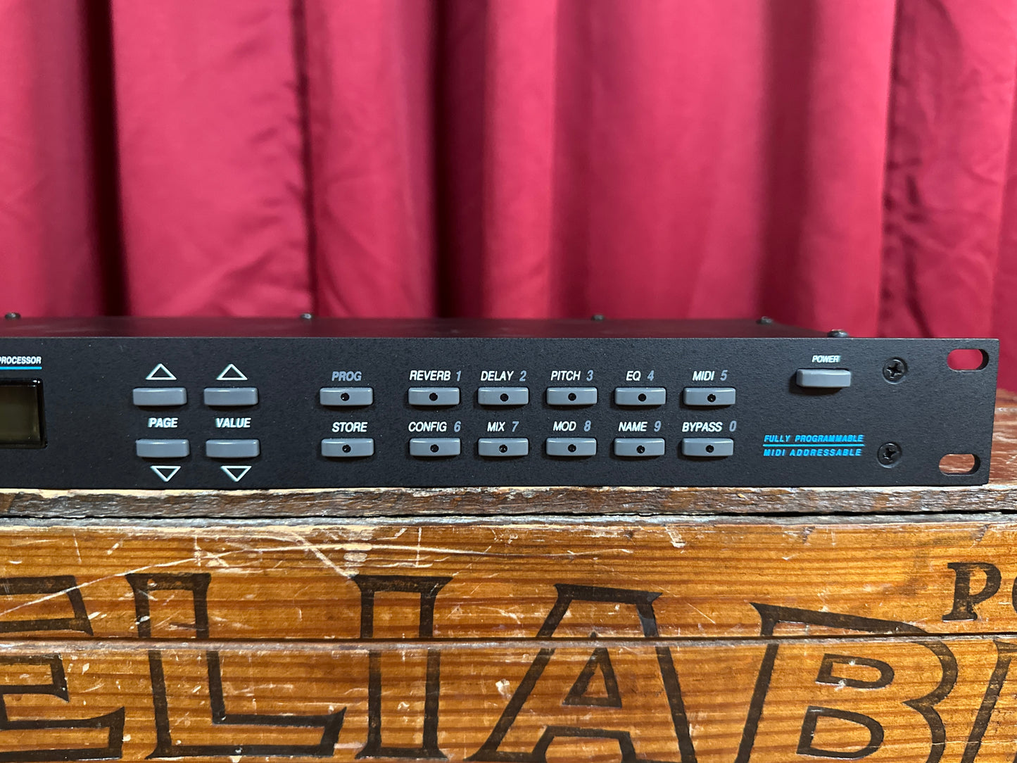 1989 Alesis Quadraverb 16-Bit Stereo Digital Effects Processor w/ Power Supply