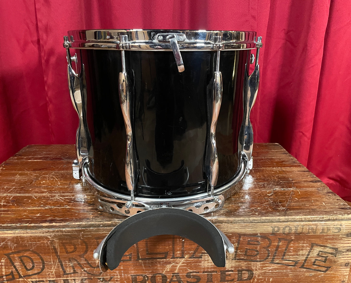 1960s Rose-Morris 11.5x14 Marching Snare Drum Black