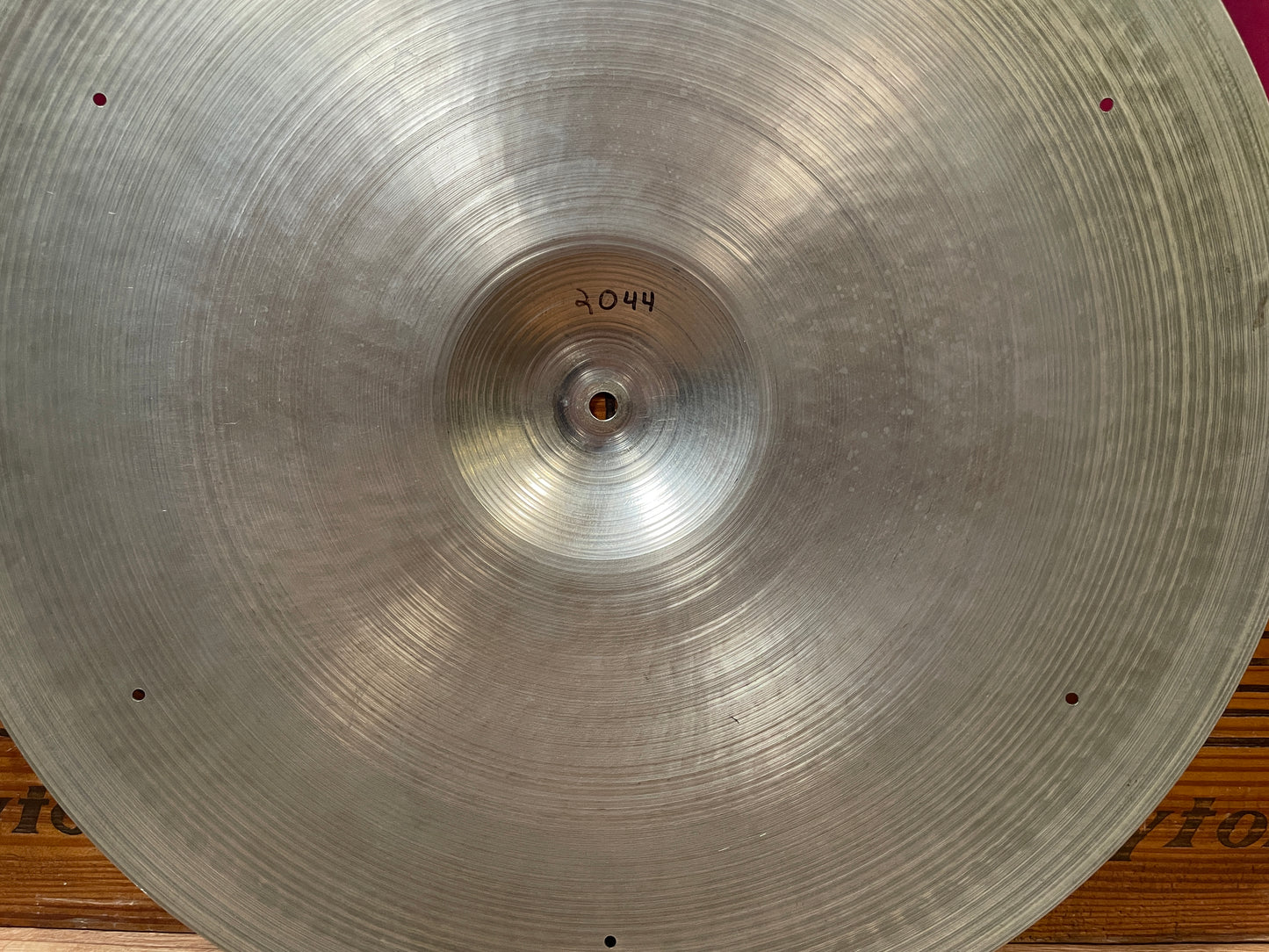 20" Zildjian A 1950s Small Stamp Ride Cymbal w/ Rivet Holes 2044g *Video Demo*