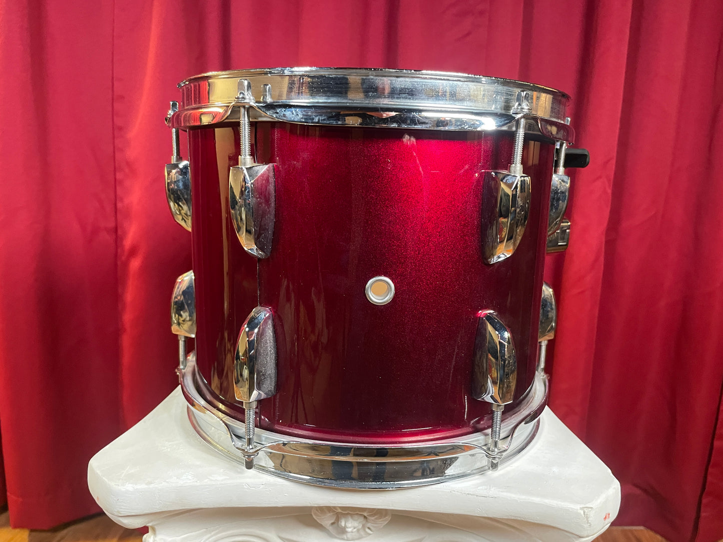 Pearl Export EX 8x10 Mounted Tom Red Wine w/ ISS Mount, Arm, and Clamp 10x8