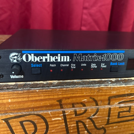 Vintage Oberheim Matrix 1000 Rackmount Synthesizer