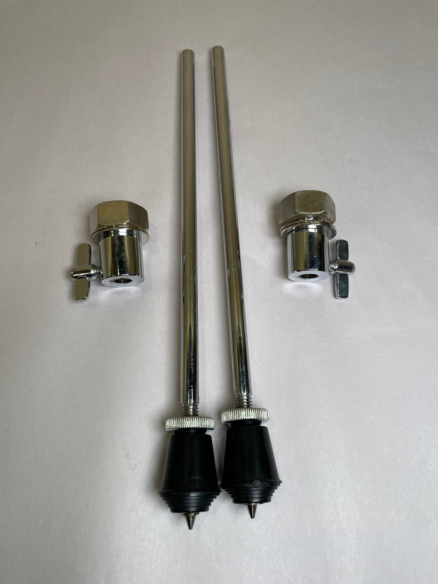 Telescoping Bass Drum Spurs / Legs with Mounting Brackets