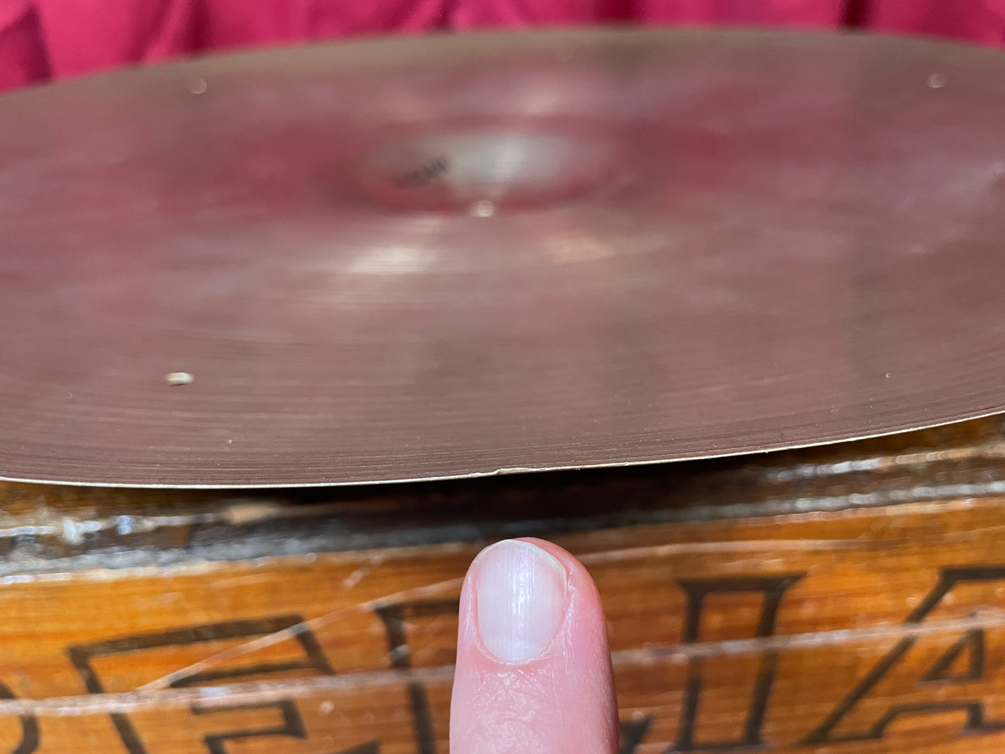 20" Zildjian A 1950s Small Stamp Ride Cymbal w/ Rivet Holes 2044g *Video Demo*