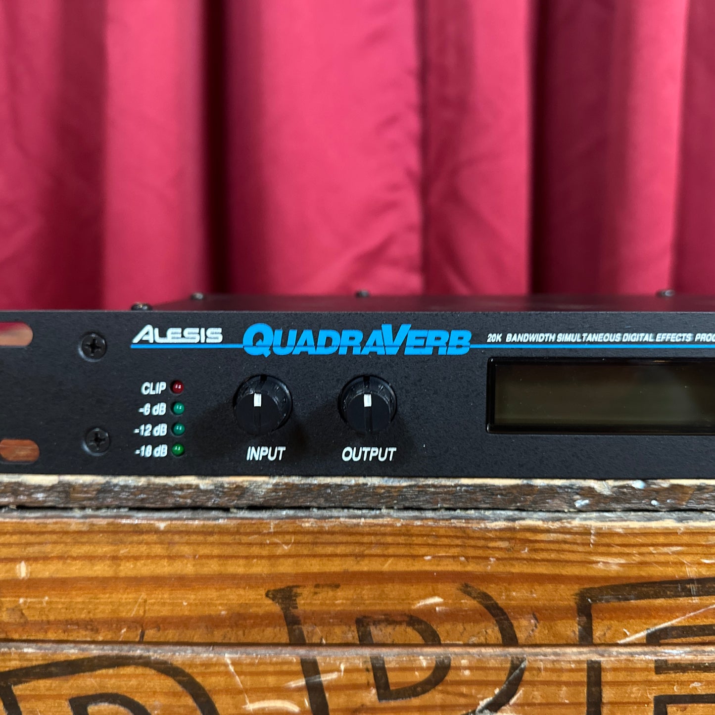 1989 Alesis Quadraverb 16-Bit Stereo Digital Effects Processor w/ Power Supply