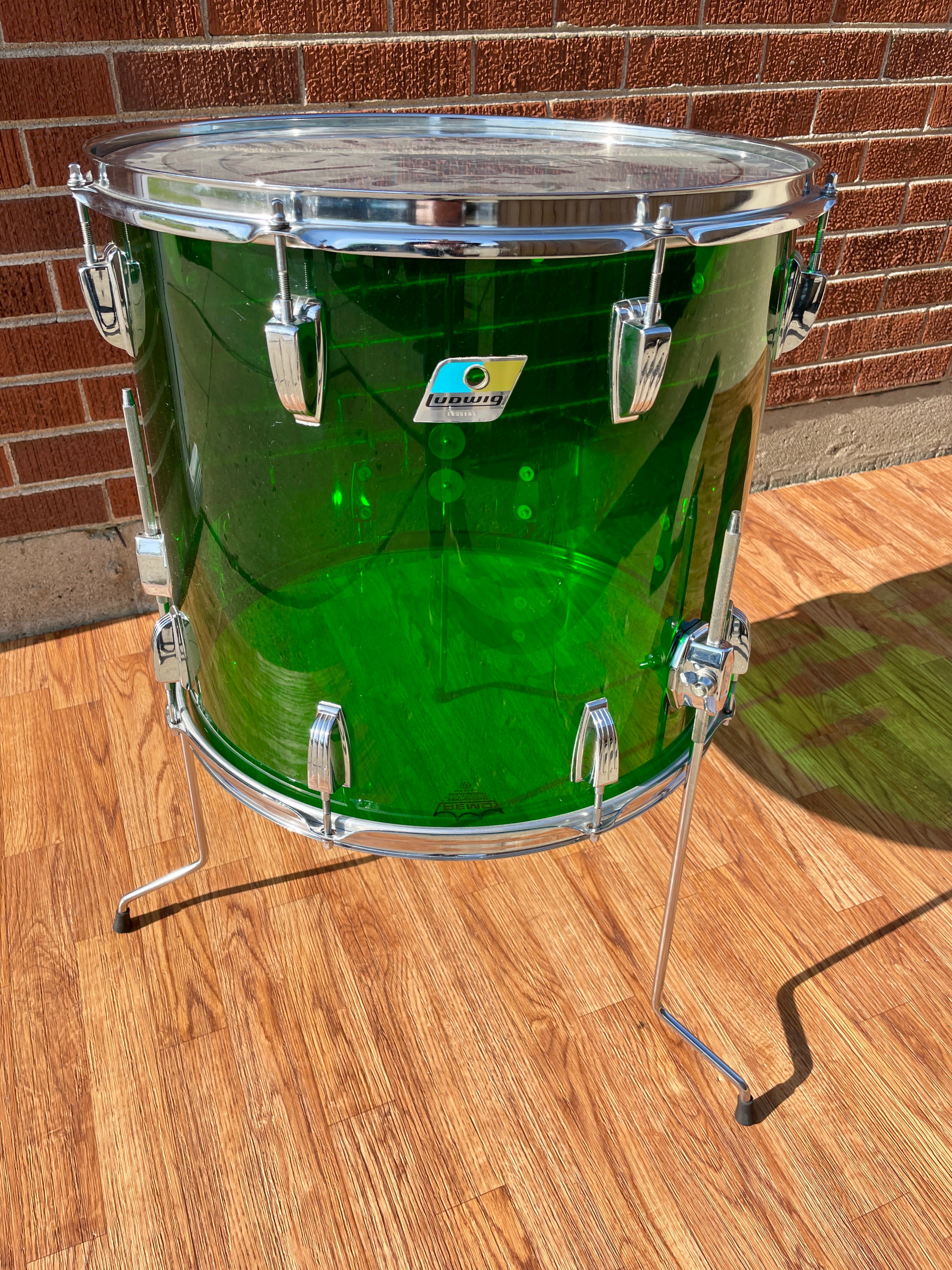 Ludwig vistalite hot sale floor tom