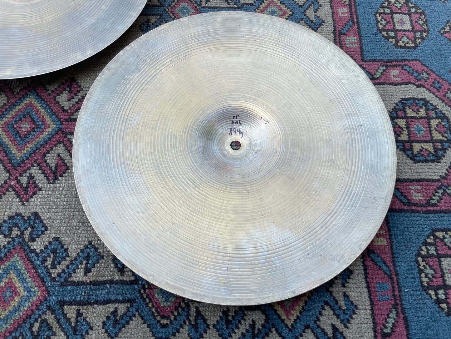 14" Zildjian A 1960s Hi-Hat Cymbal Pair 892g/894g