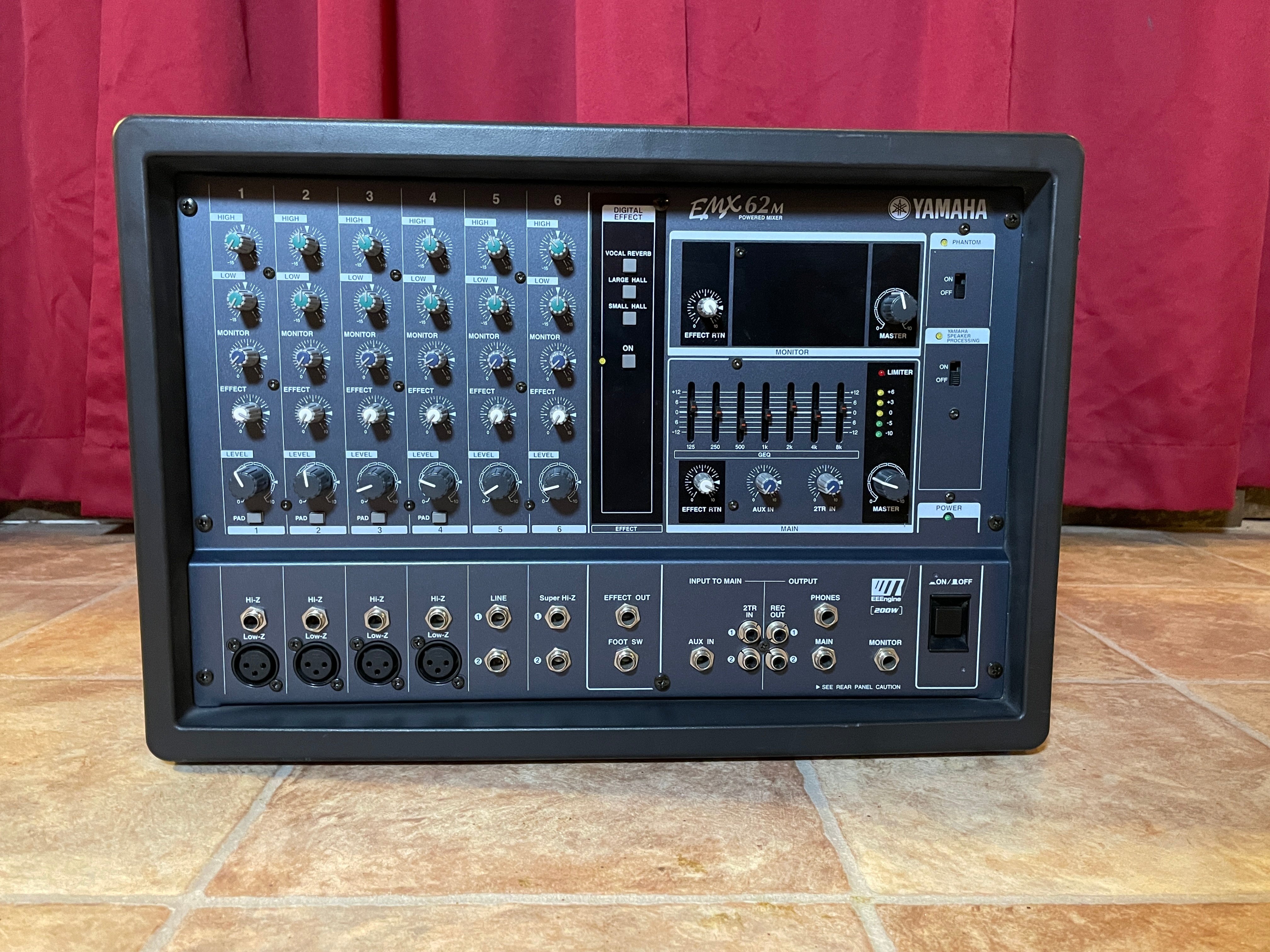 Yamaha EMX62M 6-Channel Powered Mixer – Drugan's Drums & Guitars
