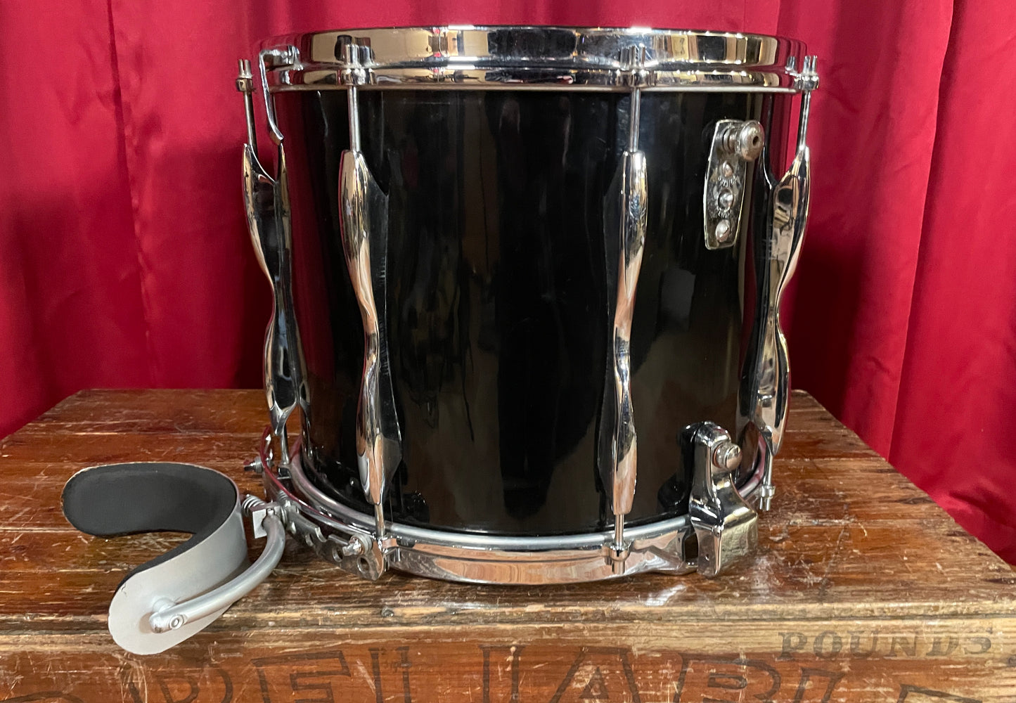 1960s Rose-Morris 11.5x14 Marching Snare Drum Black