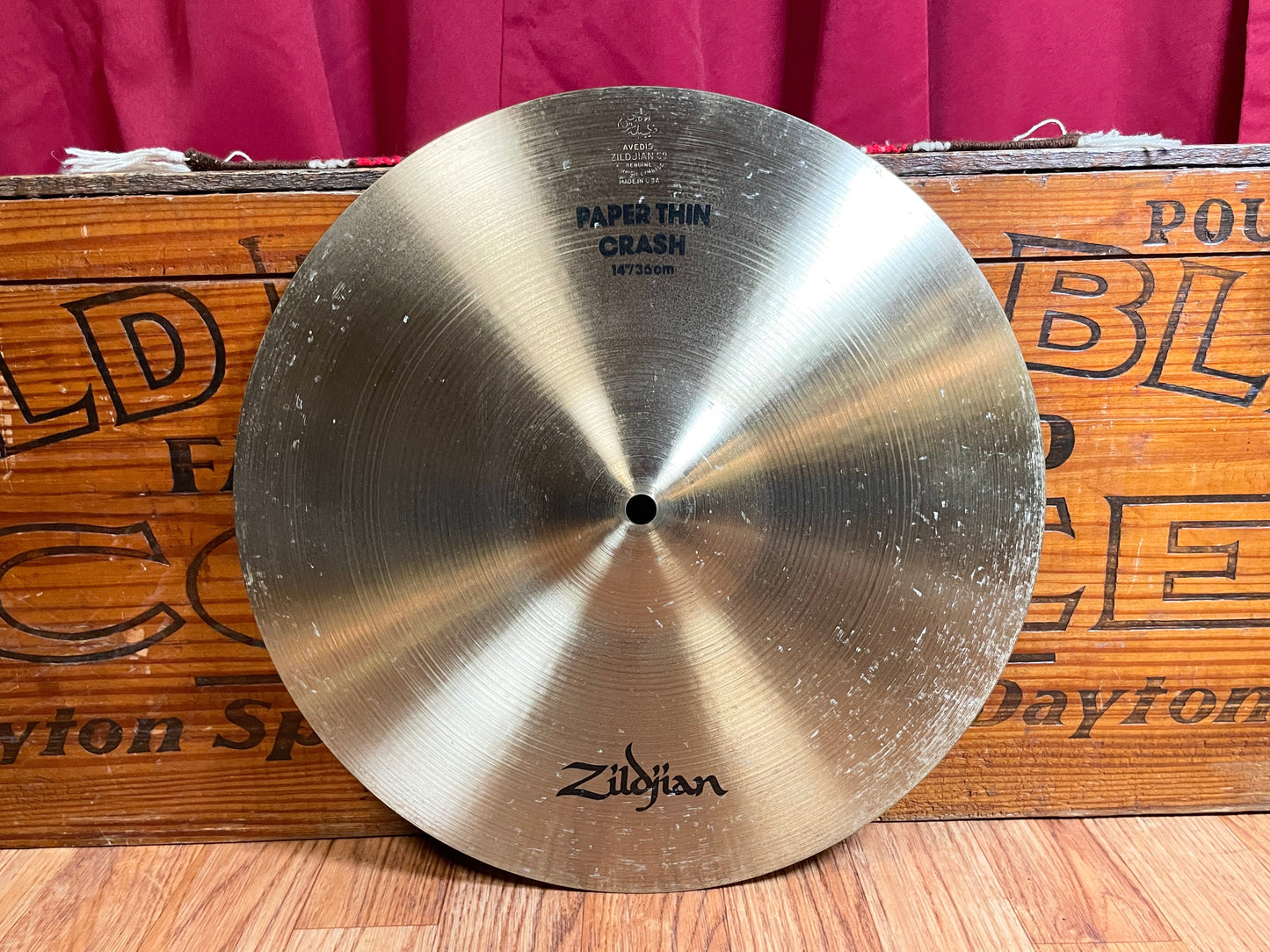 14" Zildjian A Early 1990s Paper Thin Crash Cymbal 710g *Video Demo*