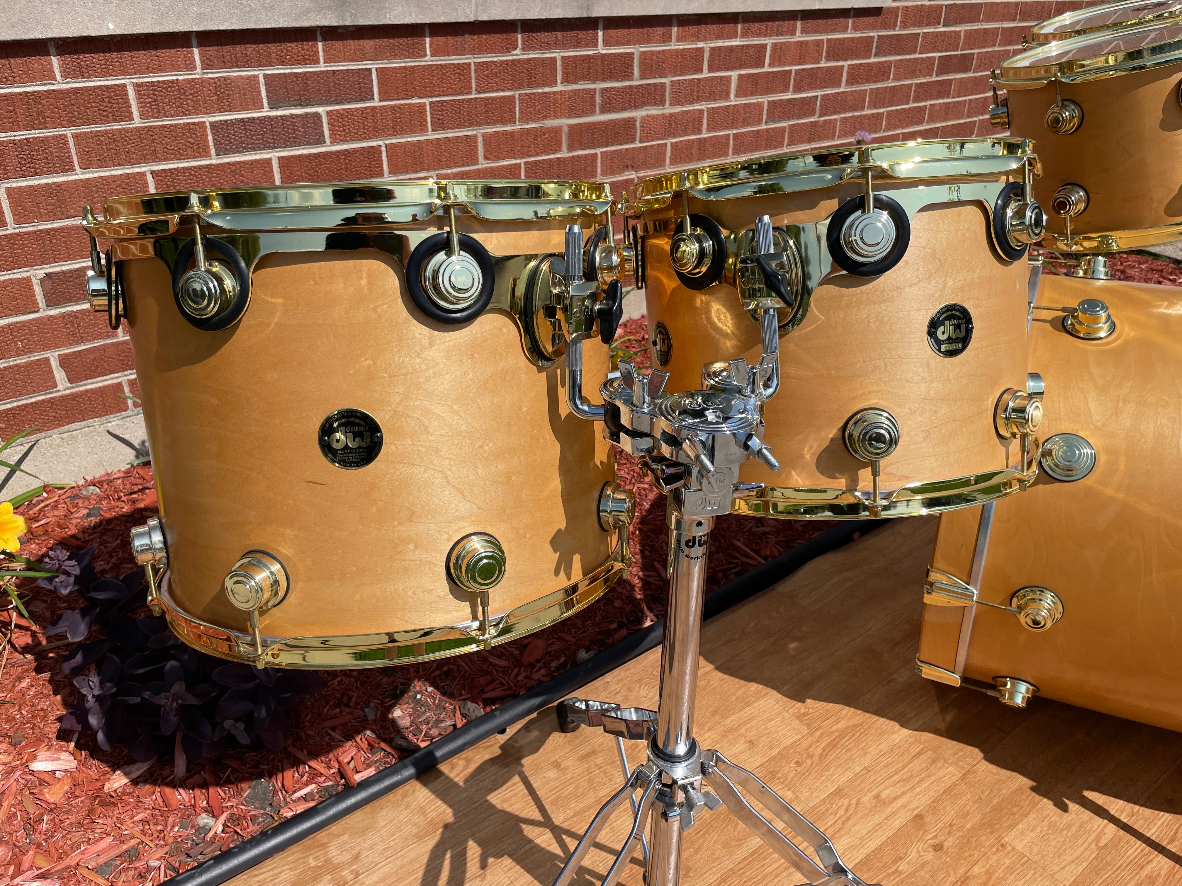 Drum Set Gold Hardware Drum WorkshopDrum Set Gold Hardware Drum Workshop  