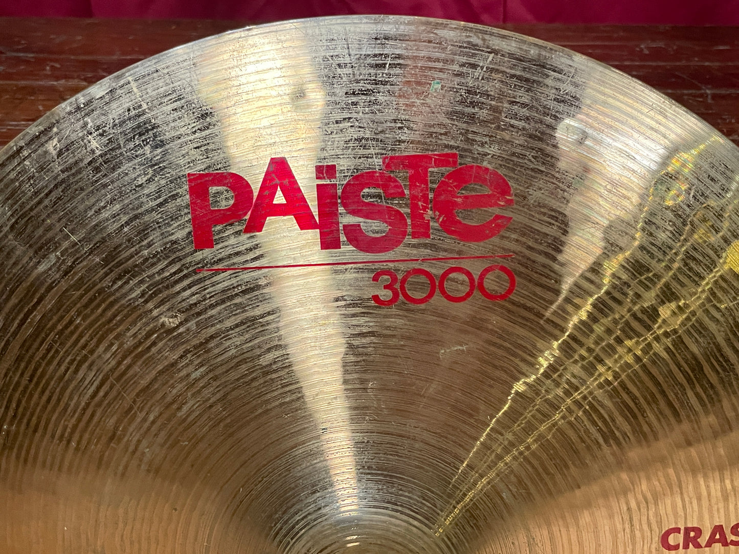 16" Paiste 3000 Crash Cymbal 1124g