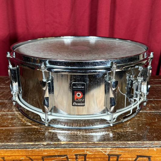 1970s Olympic by Premier No. 1005 Steel Shell 5.5x14 Snare Drum