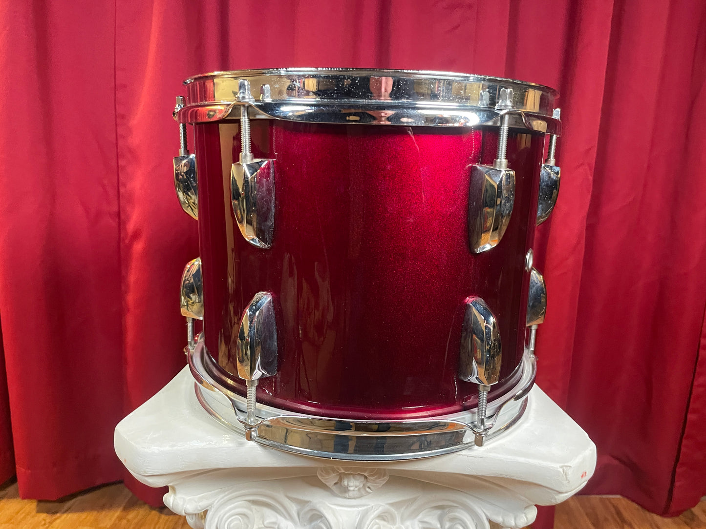 Pearl Export EX 8x10 Mounted Tom Red Wine w/ ISS Mount, Arm, and Clamp 10x8