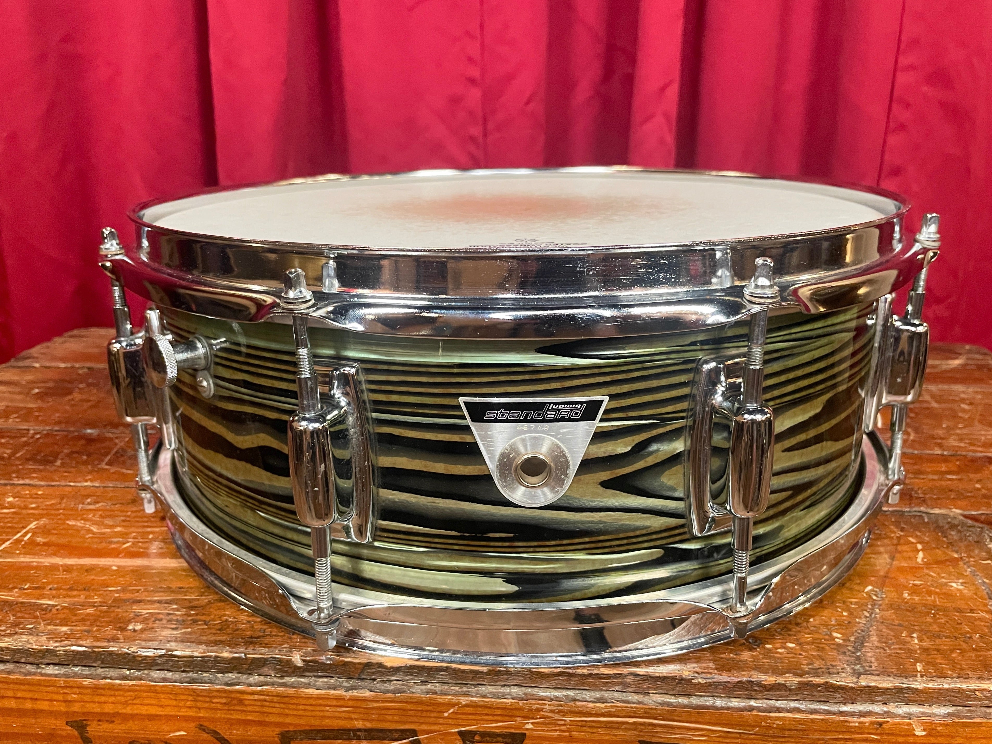 1970s Ludwig Standard 5x14 Avocado Strata Snare Drum – Drugan's Drums &  Guitars