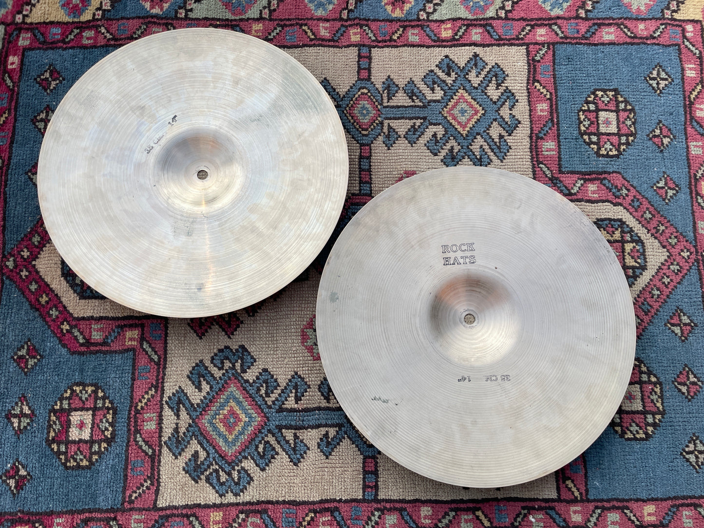 14" Sabian AA 1980s Rock Hats Hi-Hat Cymbal Pair 1318g/1412g *Video Demo*