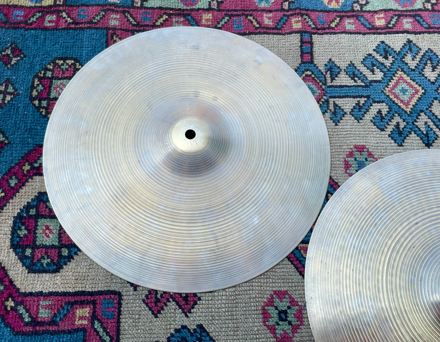 14" Zildjian A 1960s Hi-Hat Cymbal Pair 892g/894g