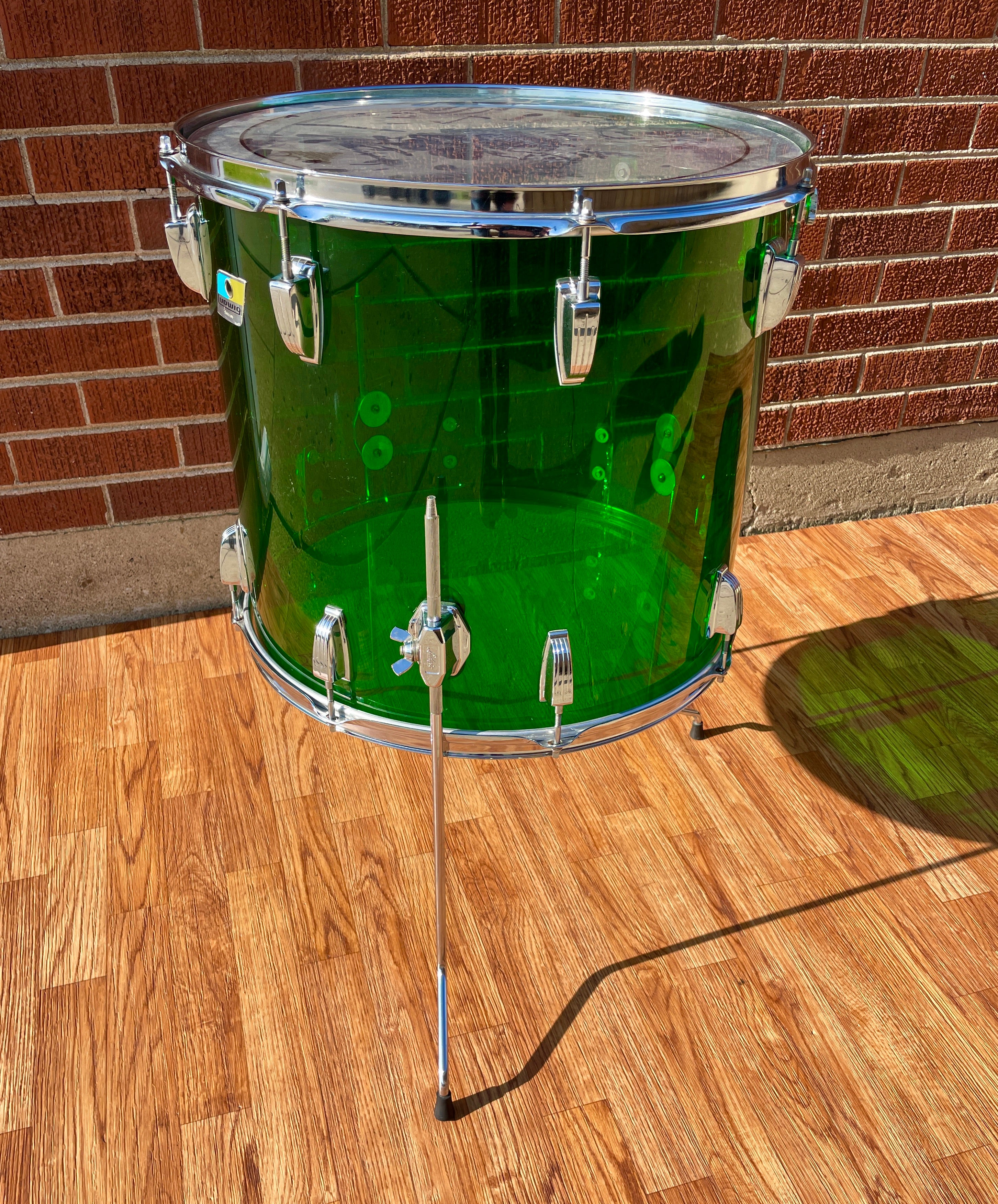 Ludwig vistalite cheap floor tom