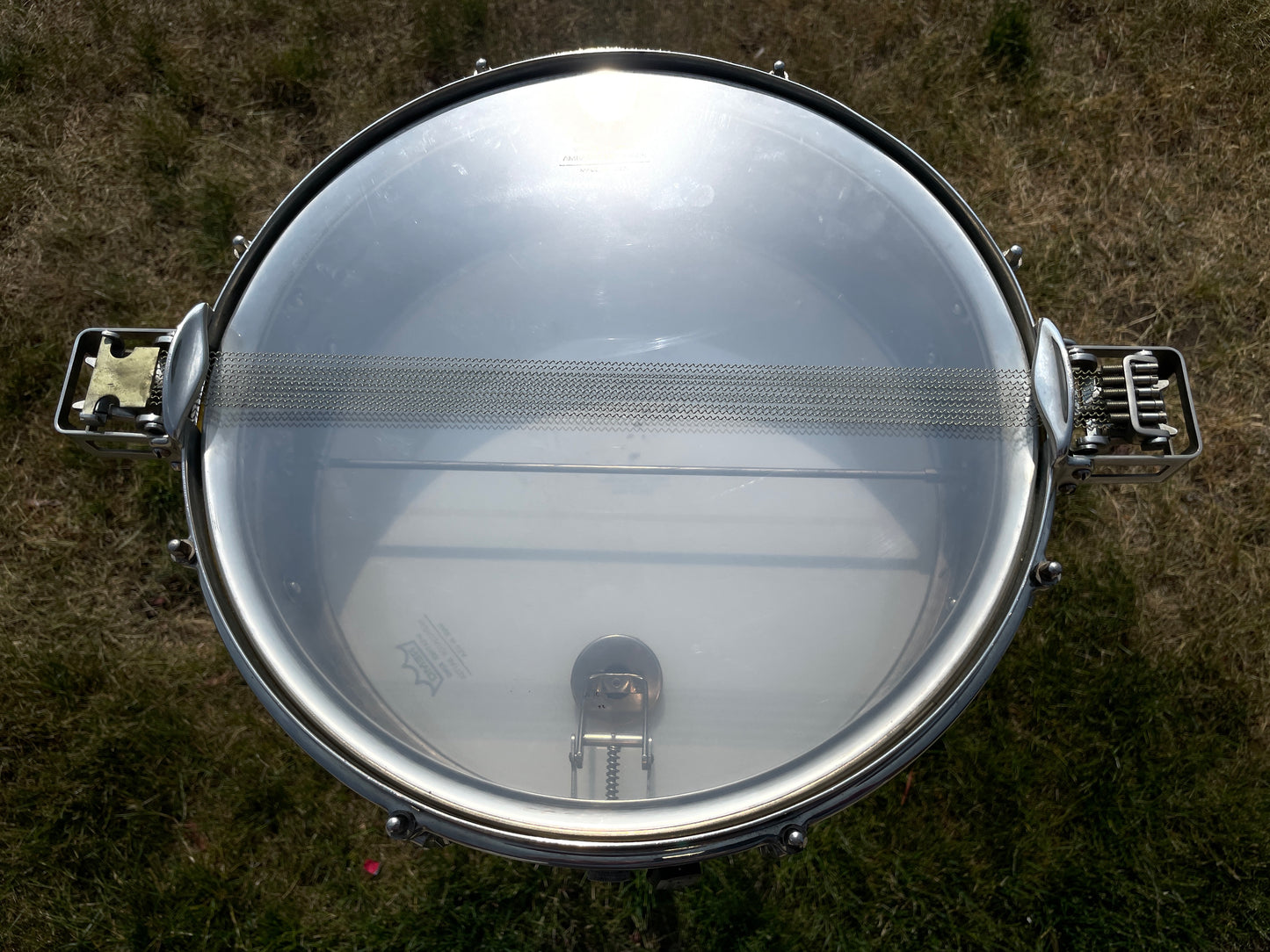 1935 Ludwig Silver Anniversary No. 43 Super-Ludwig 5x14 Snare Drum NOB