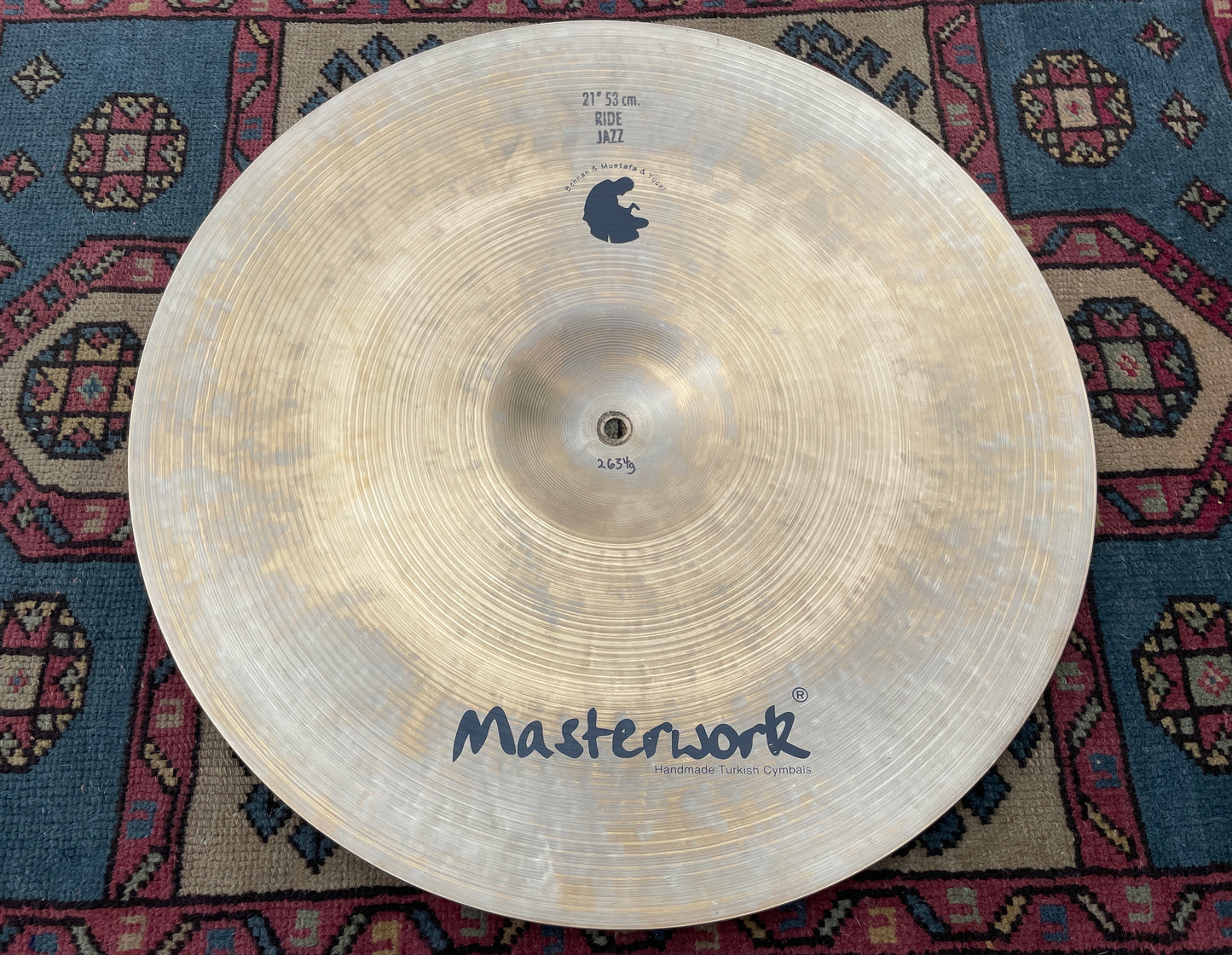 21" Masterwork Custom Series Jazz Ride Cymbal 2634g *Video Demo*