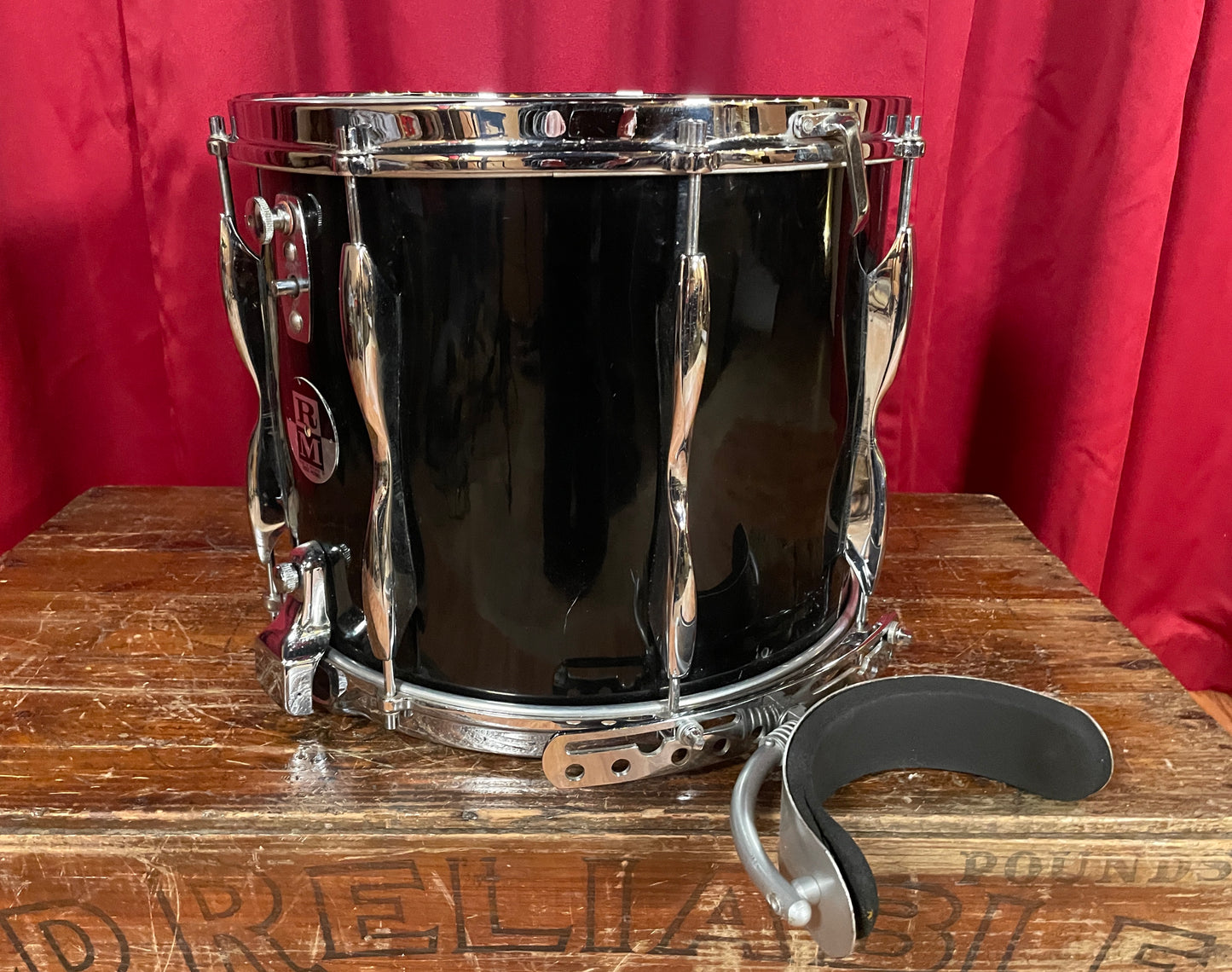 1960s Rose-Morris 11.5x14 Marching Snare Drum Black