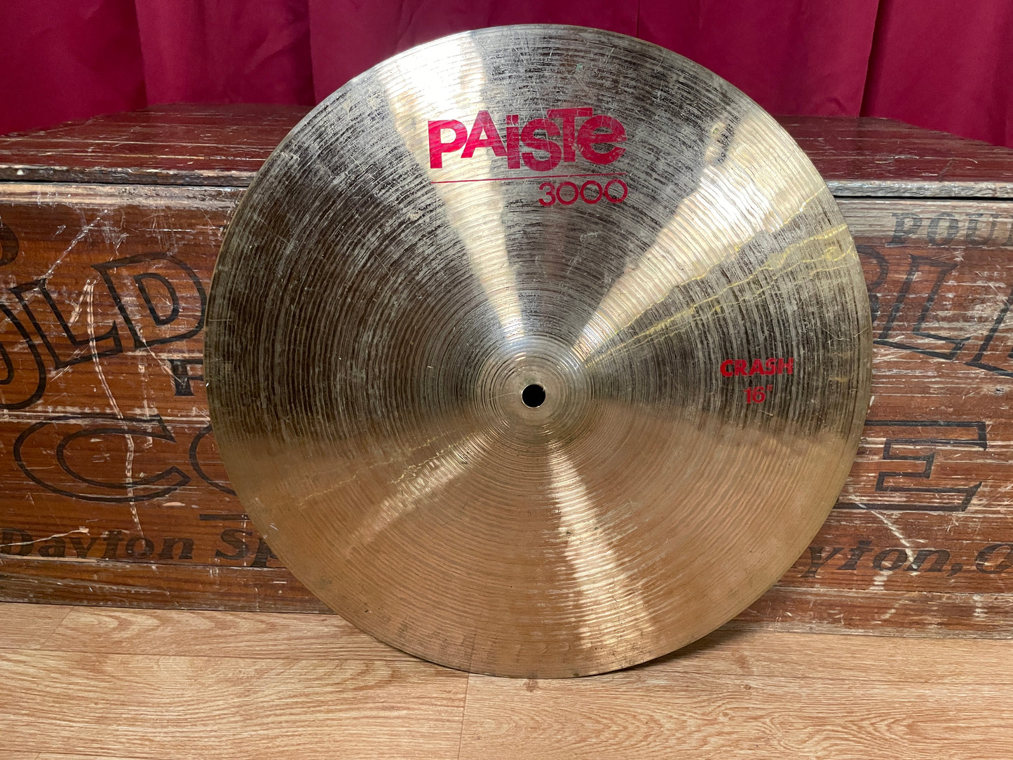 16" Paiste 3000 Crash Cymbal 1124g