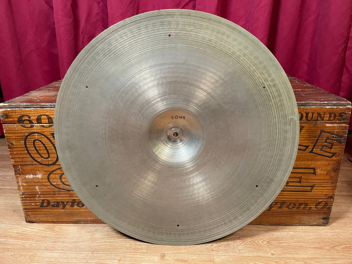 20" Zildjian A 1950s Small Stamp Ride Cymbal w/ Rivet Holes 2044g *Video Demo*