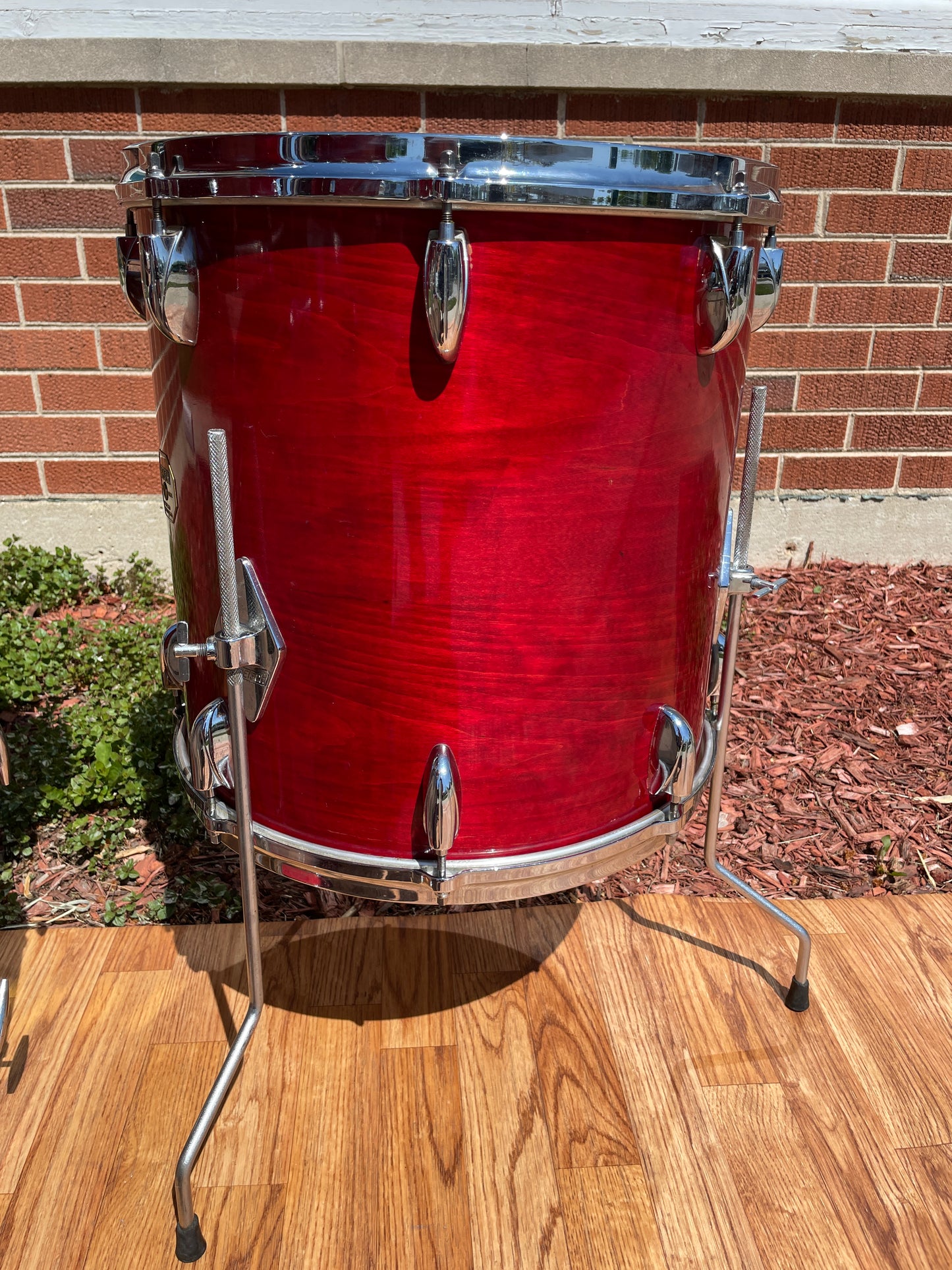 1970s Gretsch Stop Sign Badge Drum Set Red Rosewood 22/12/13/16