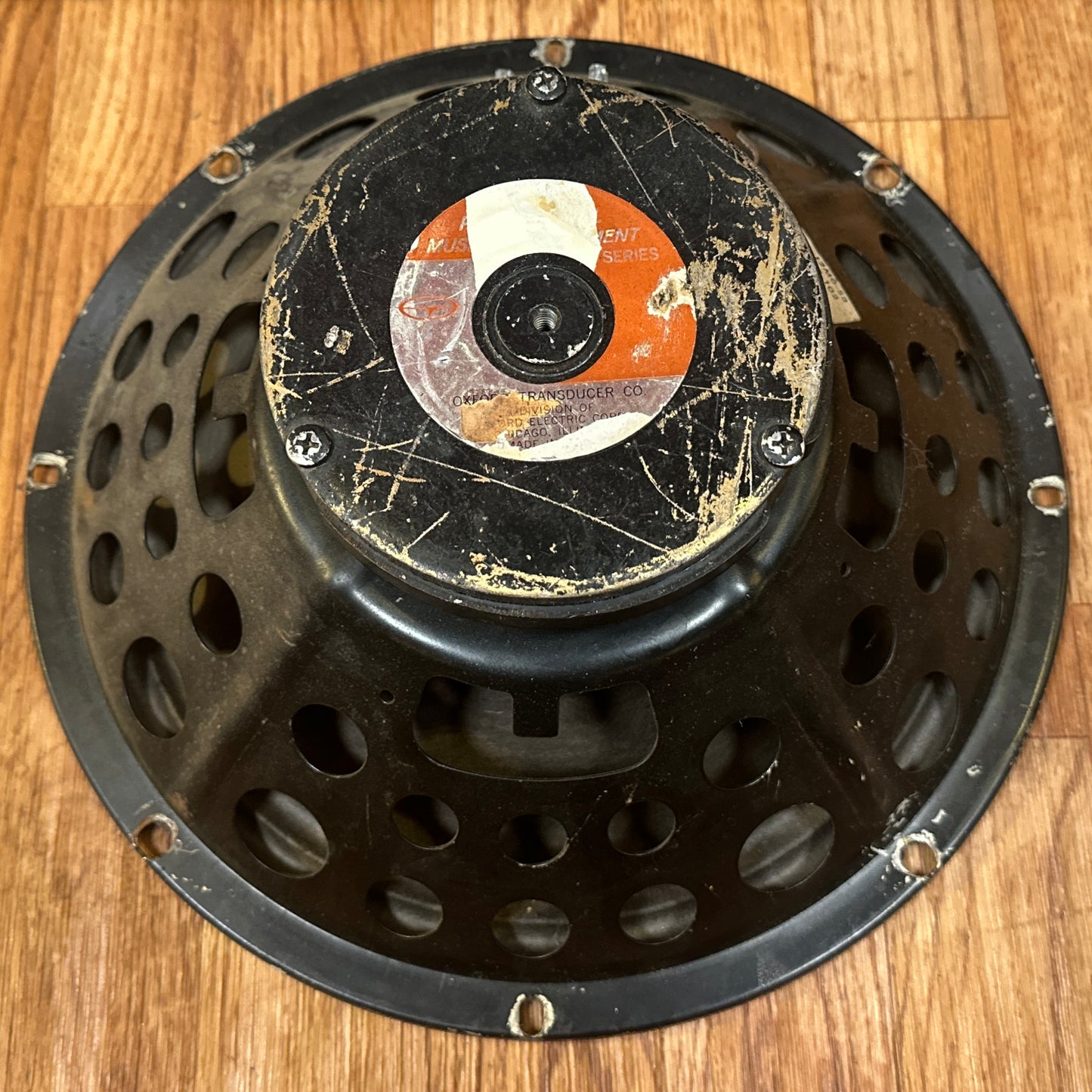 1971 Oxford 12" 12M6-S8 Guitar Speaker 8 Ohm