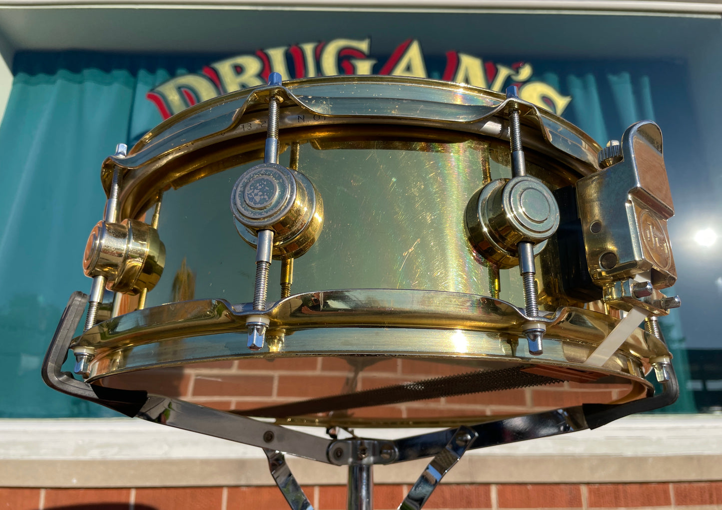 1990s Drum Workshop Collector's Series 5x14 Brass Snare w/ Brass Hardware DW