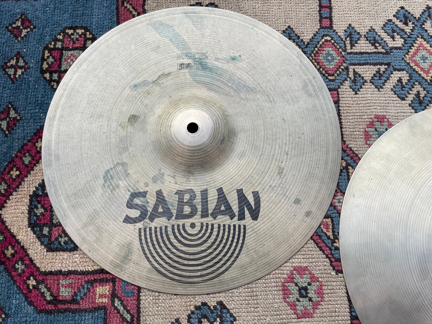 14" Sabian AA 1980s Rock Hats Hi-Hat Cymbal Pair 1318g/1412g *Video Demo*