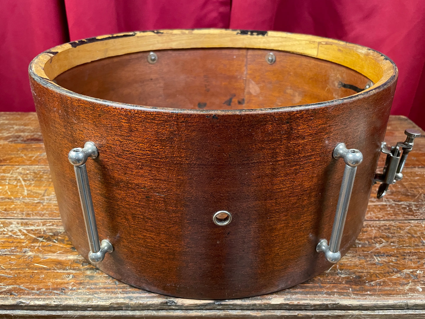 1947 Ludwig & Ludwig 6.5x14 Universal Concert Snare Drum Mahogany