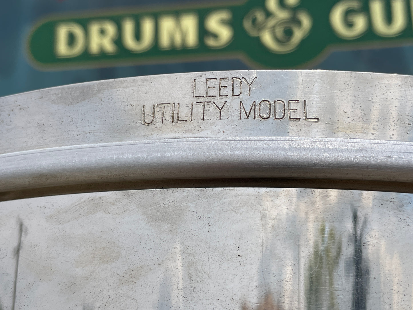 1930s Leedy No. 3010 Utility 5x14 Snare Drum Nickel Over Brass Tube Lug NOB *Video Demo*