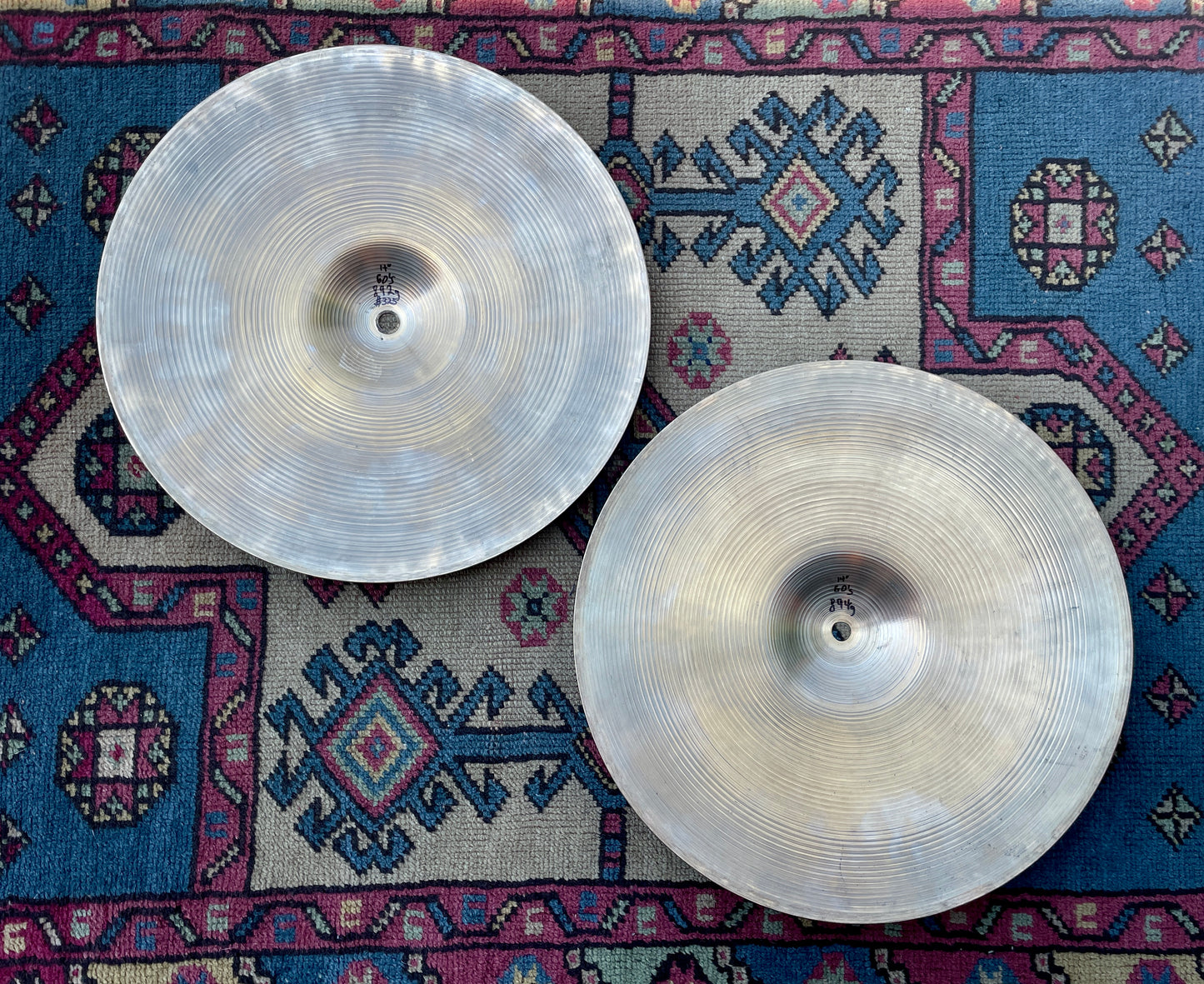 14" Zildjian A 1960s Hi-Hat Cymbal Pair 892g/894g