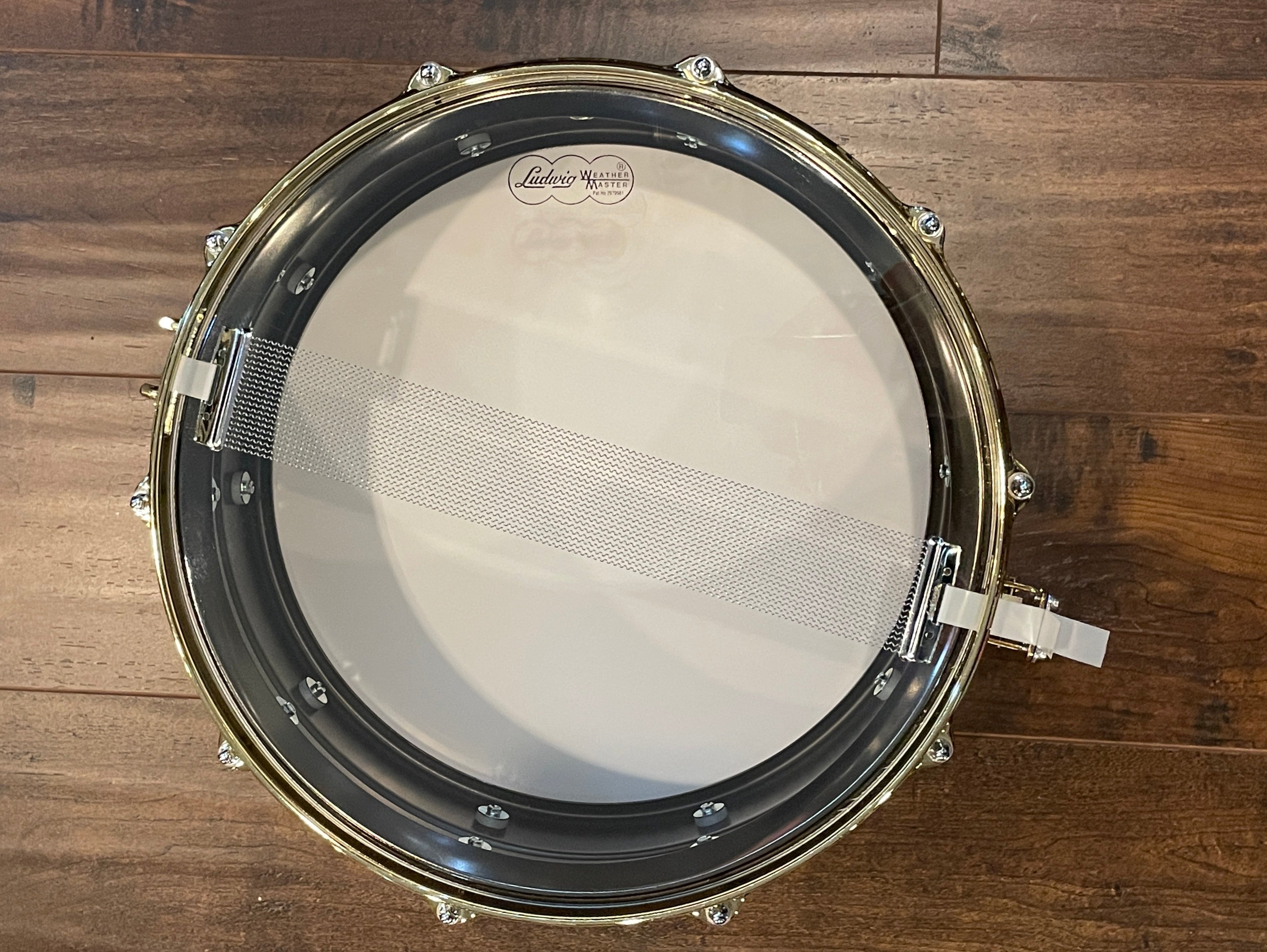 Ludwig 5x14 Tube Lug Black Beauty Snare Drum w/ Brass Hardware