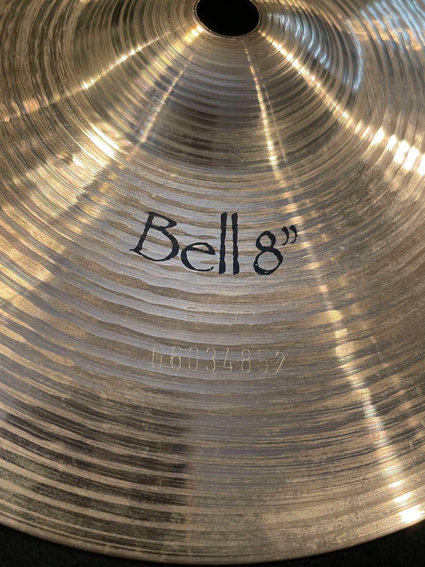 8" Paiste Signature Bell Cymbal 412g