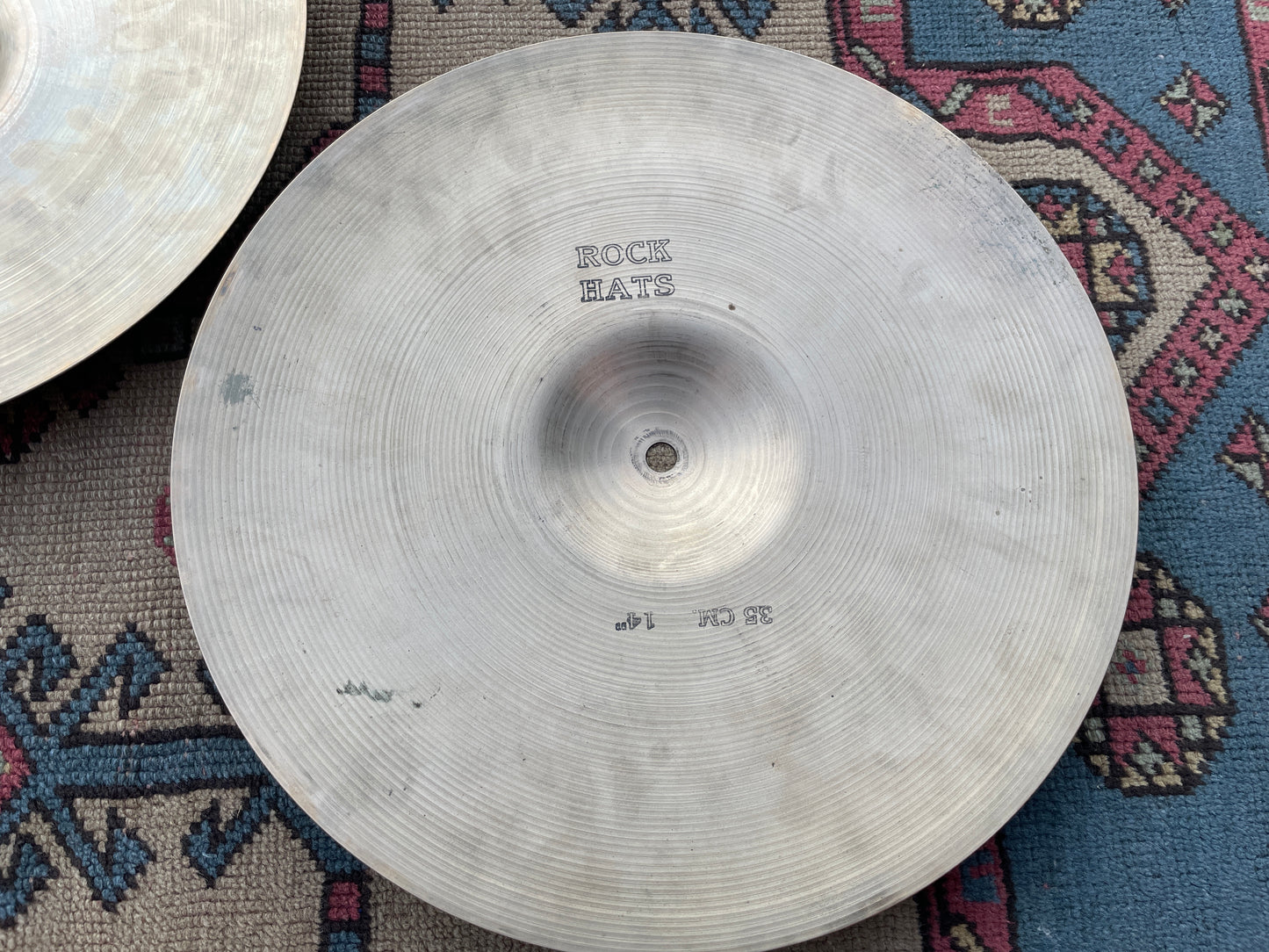 14" Sabian AA 1980s Rock Hats Hi-Hat Cymbal Pair 1318g/1412g *Video Demo*