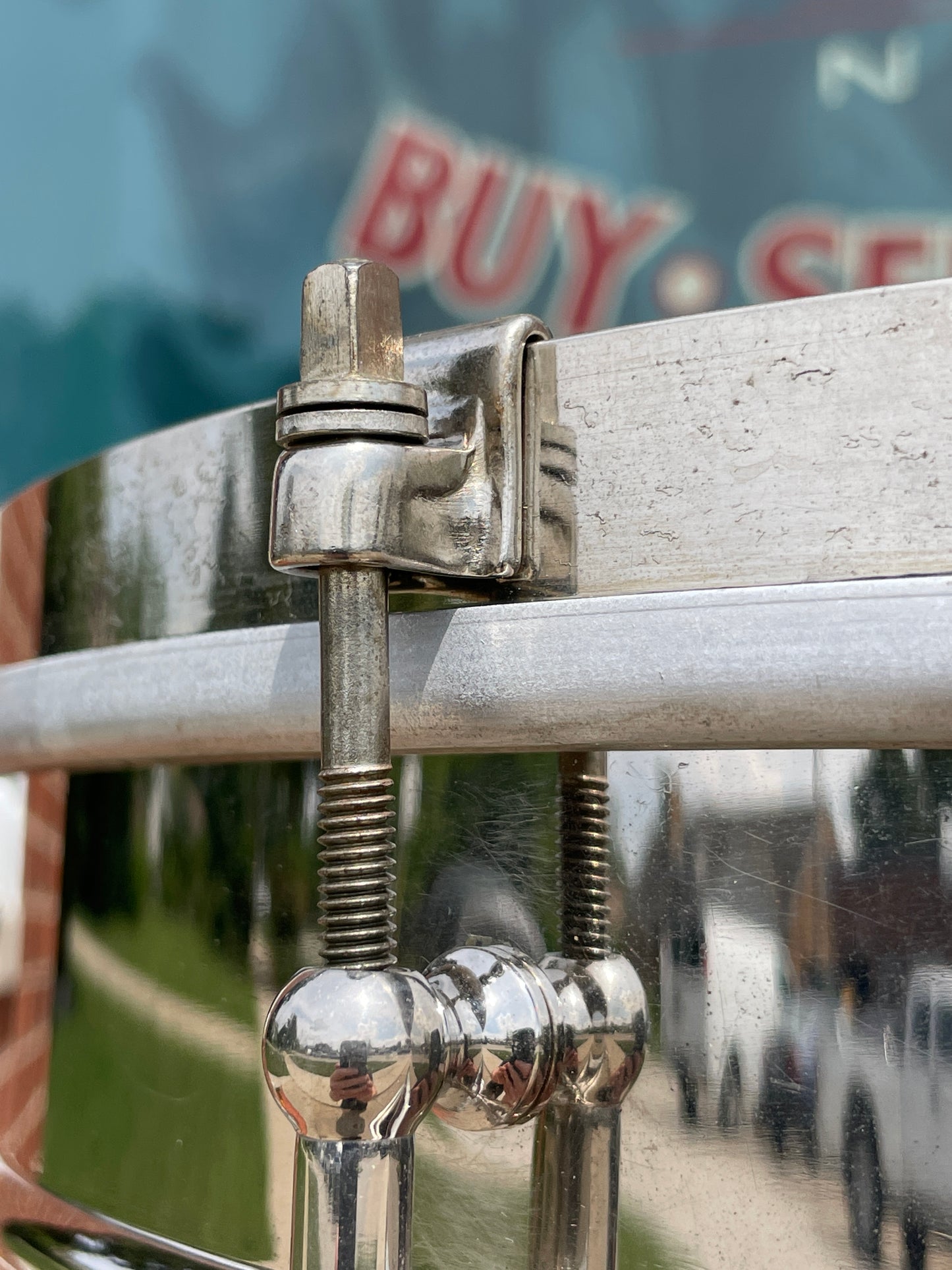 1930s Leedy No. 3010 Utility 5x14 Snare Drum Nickel Over Brass Tube Lug NOB *Video Demo*