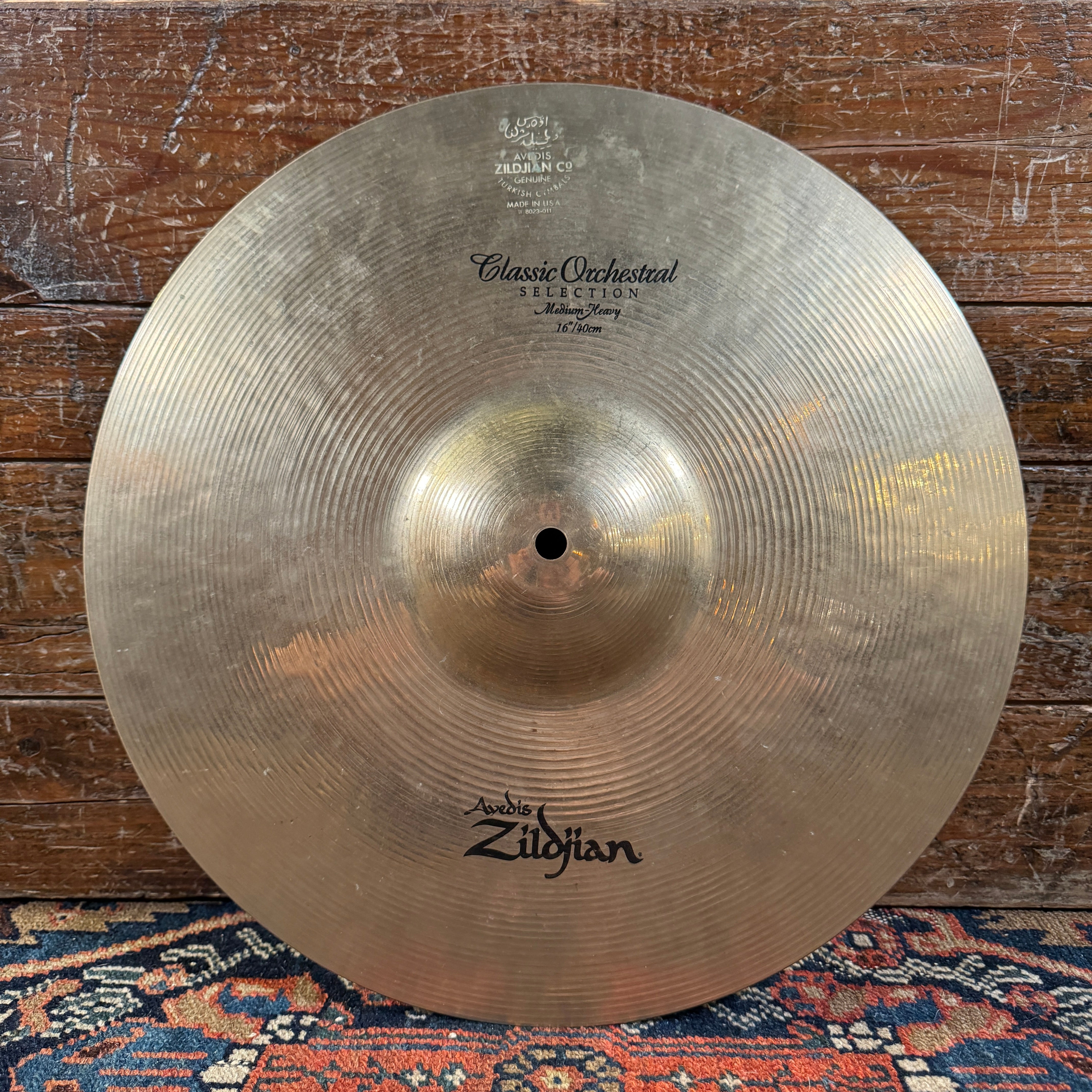 Zildjian hot 16“ Avedis Orchester Becken, Vintage 1960er USA