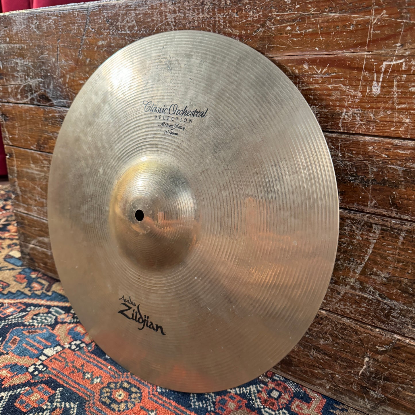 16" Zildjian Classic Orchestral Selection Medium-Heavy Crash Cymbal 1490g *Video Demo*