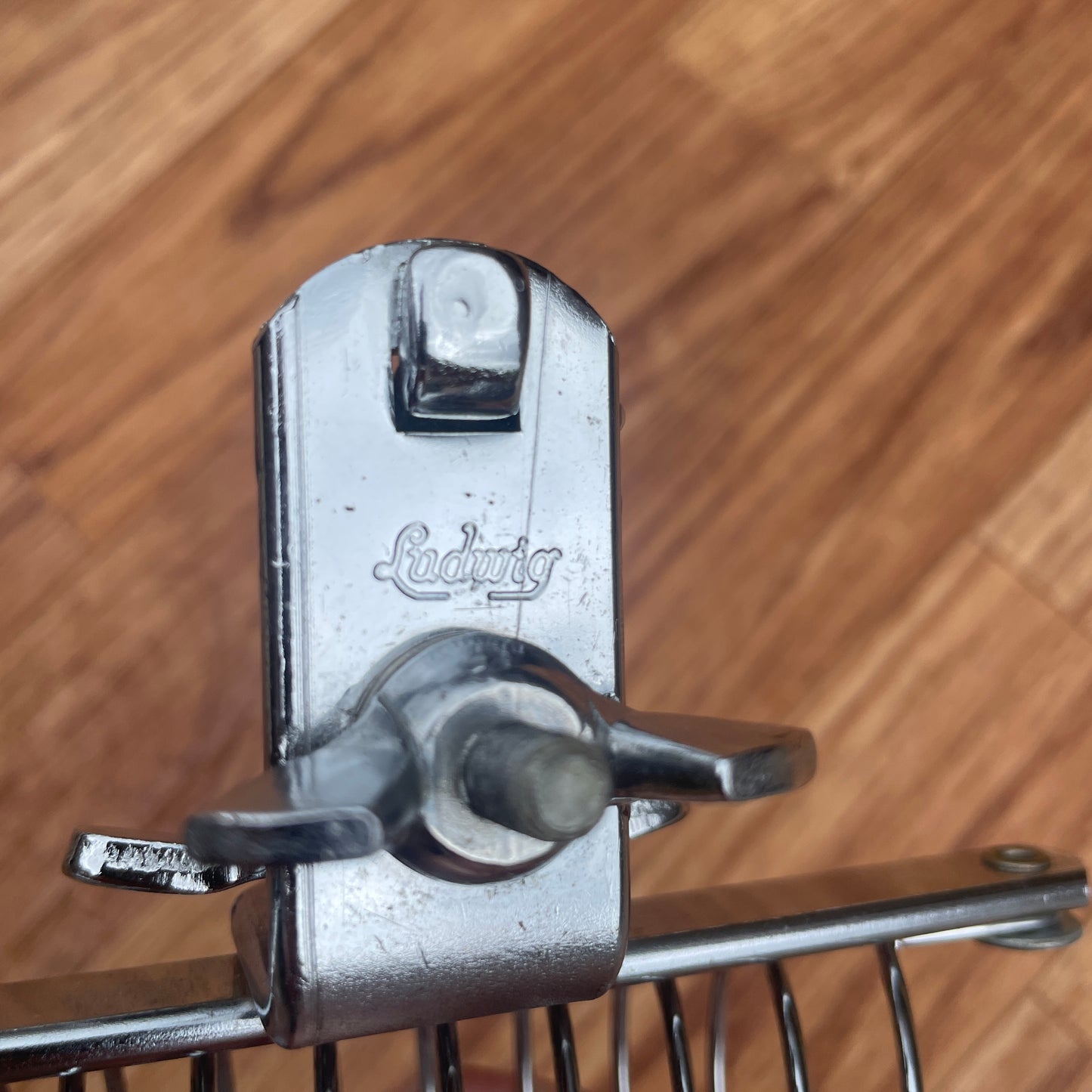 1960s Ludwig Drum Stick Holder No. 1324 Script Logo Chrome