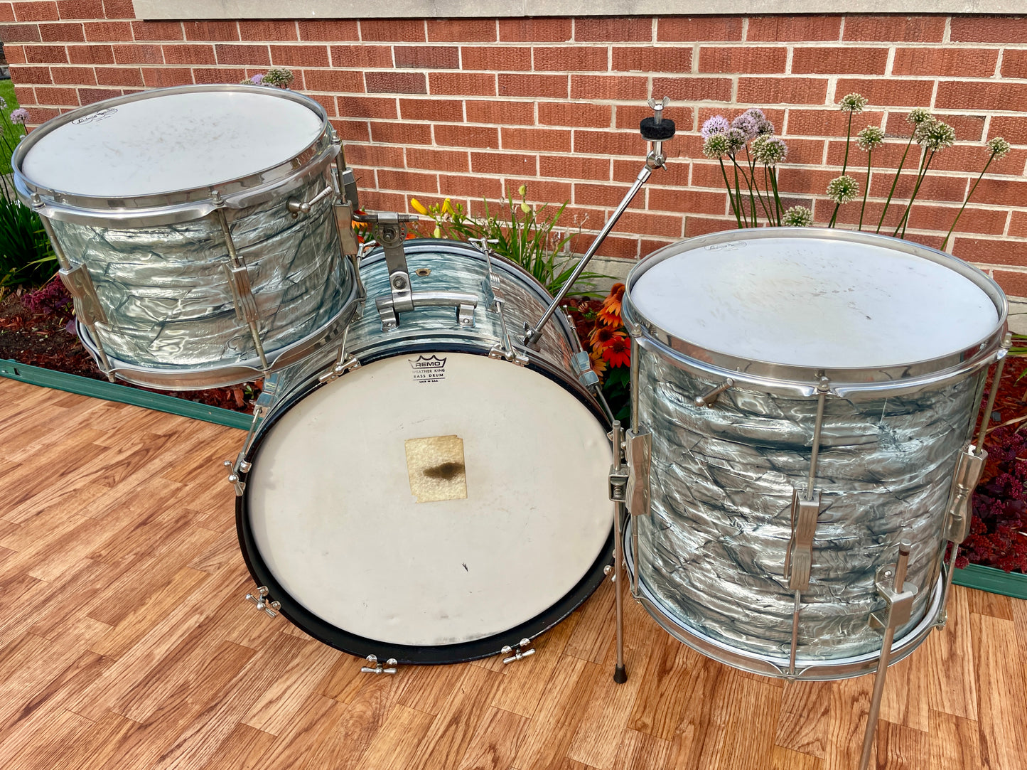 1965 Ludwig Club Date Drum Set Sky Blue Pearl 20/12/14