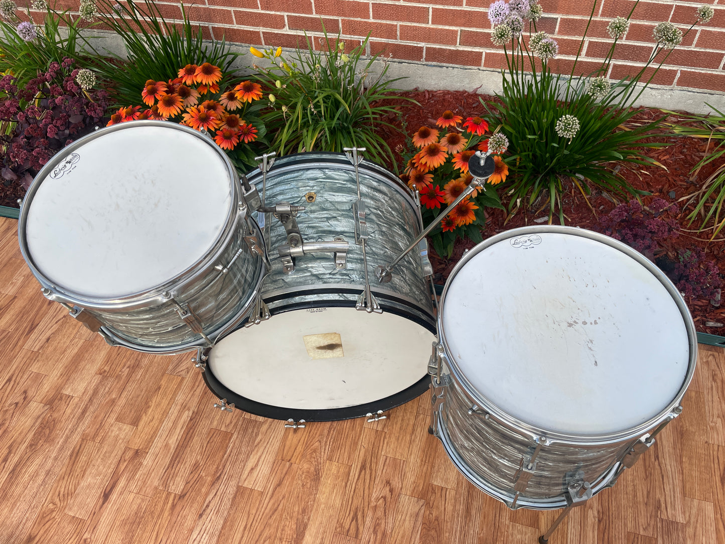 1965 Ludwig Club Date Drum Set Sky Blue Pearl 20/12/14