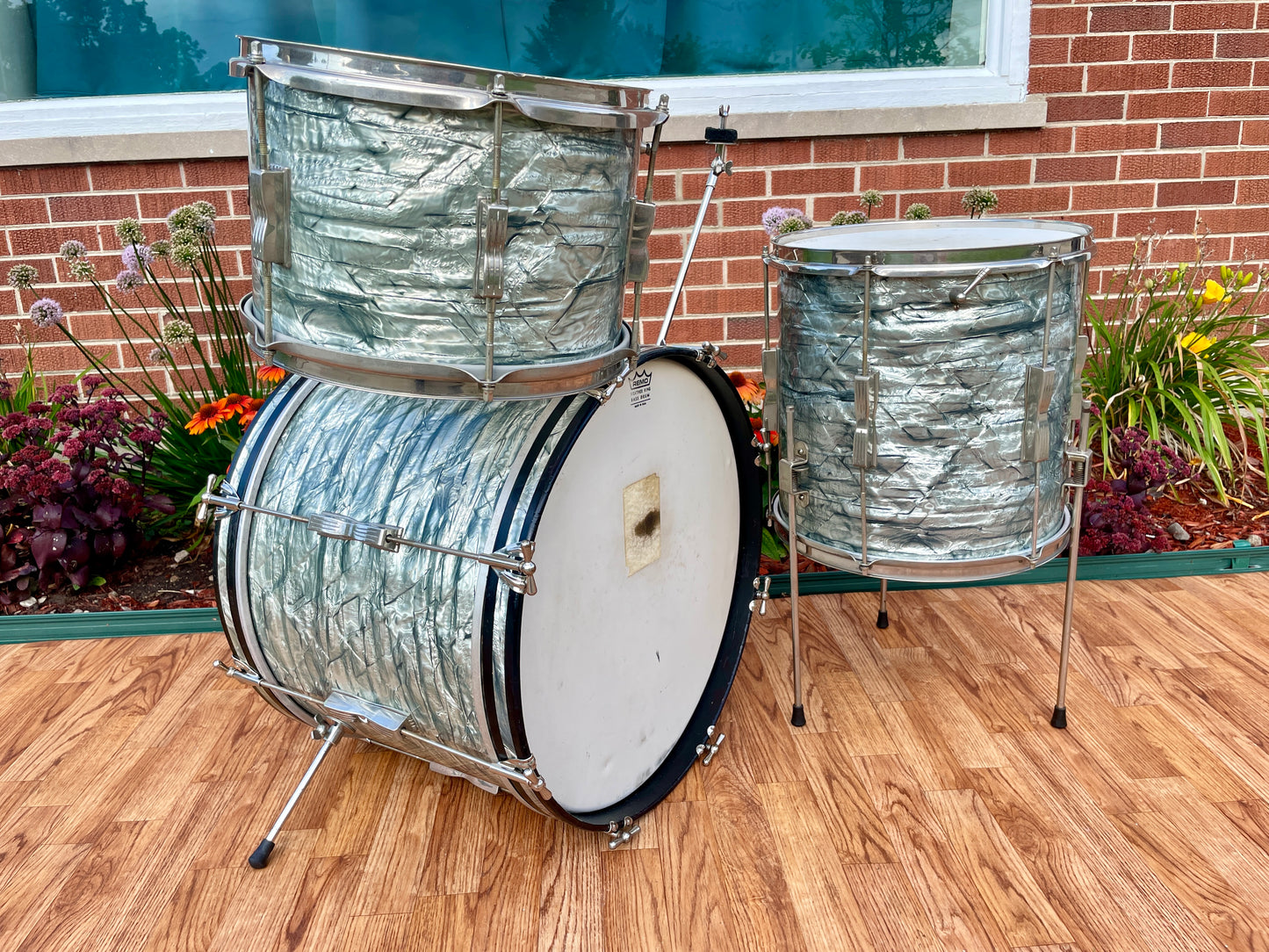 1965 Ludwig Club Date Drum Set Sky Blue Pearl 20/12/14