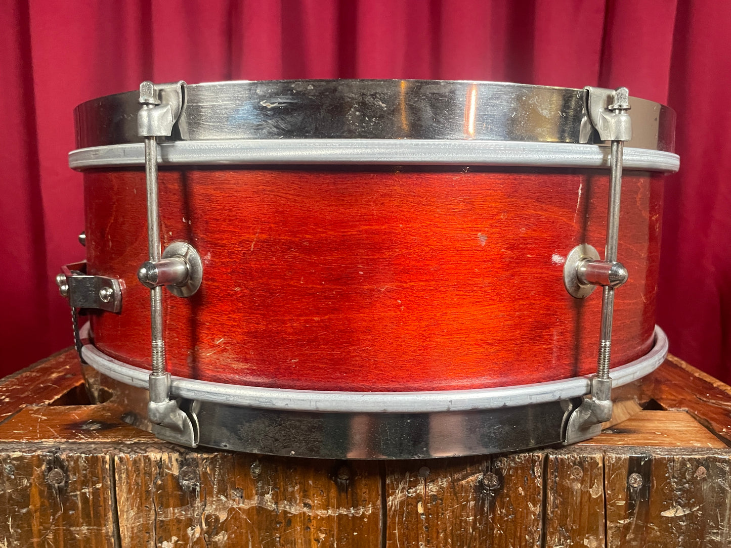 1950s Revere 5x14 Single Tension Snare Drum 2-Ply Maple