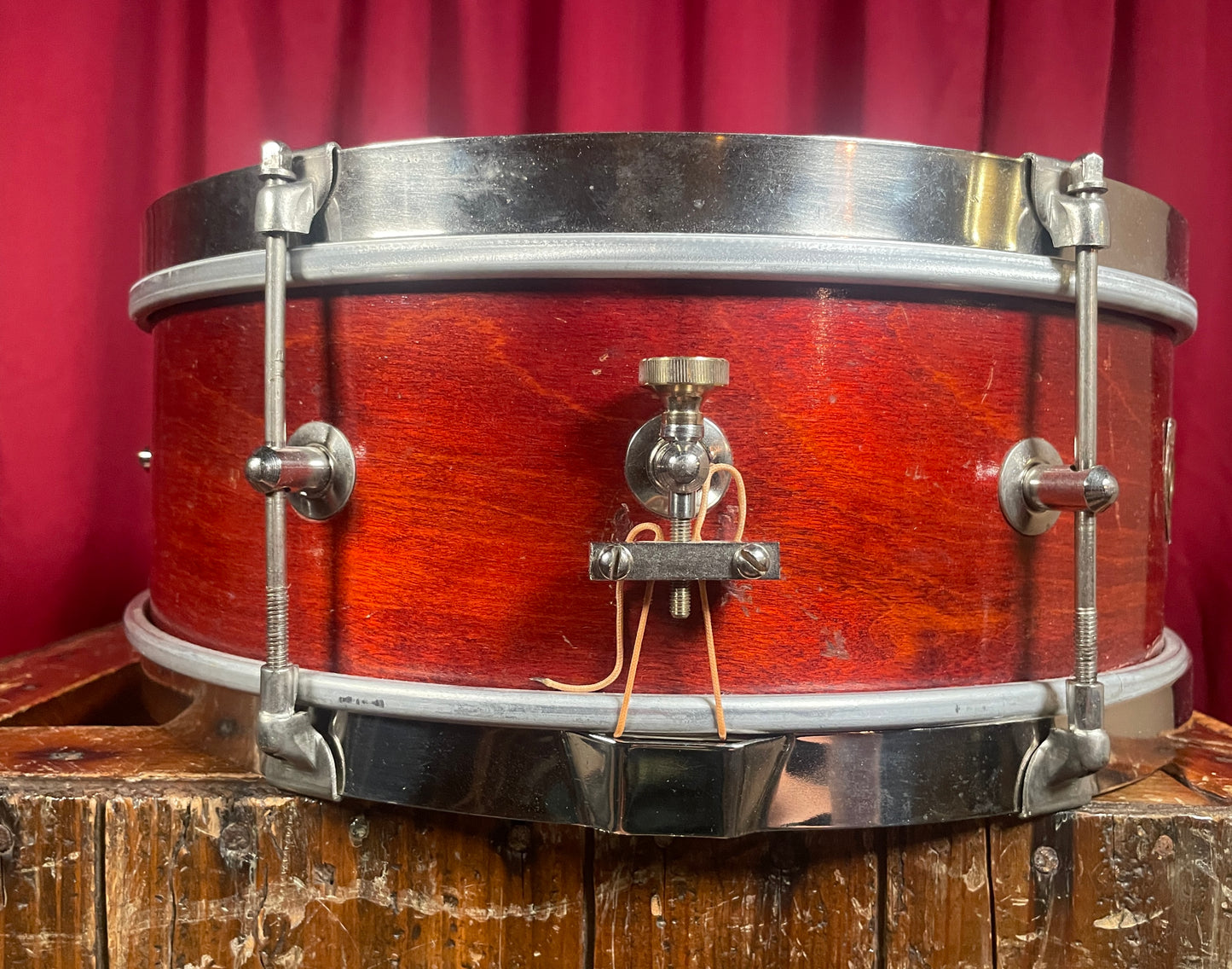 1950s Revere 5x14 Single Tension Snare Drum 2-Ply Maple